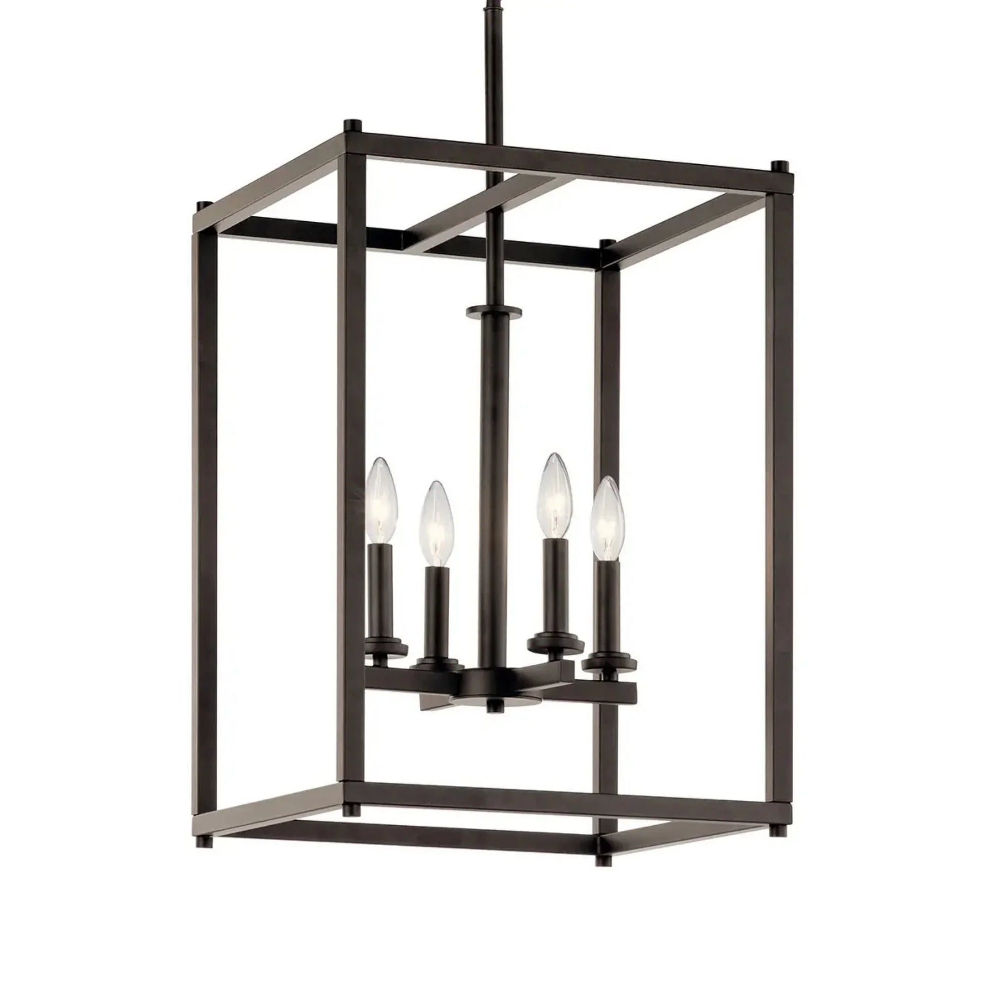 Crosby 16" 4-Light Foyer Pendant, Olde Bronze Finish - Bees Lighting