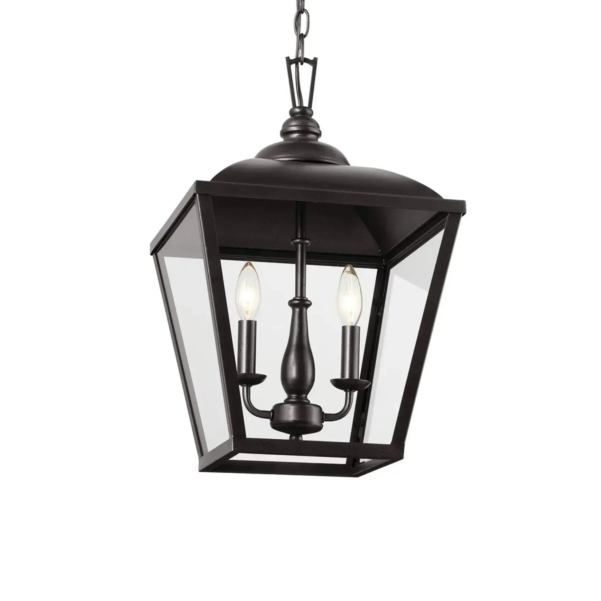 Kichler Dame 19.5 in. 2-Light Pendant, Anvil Iron