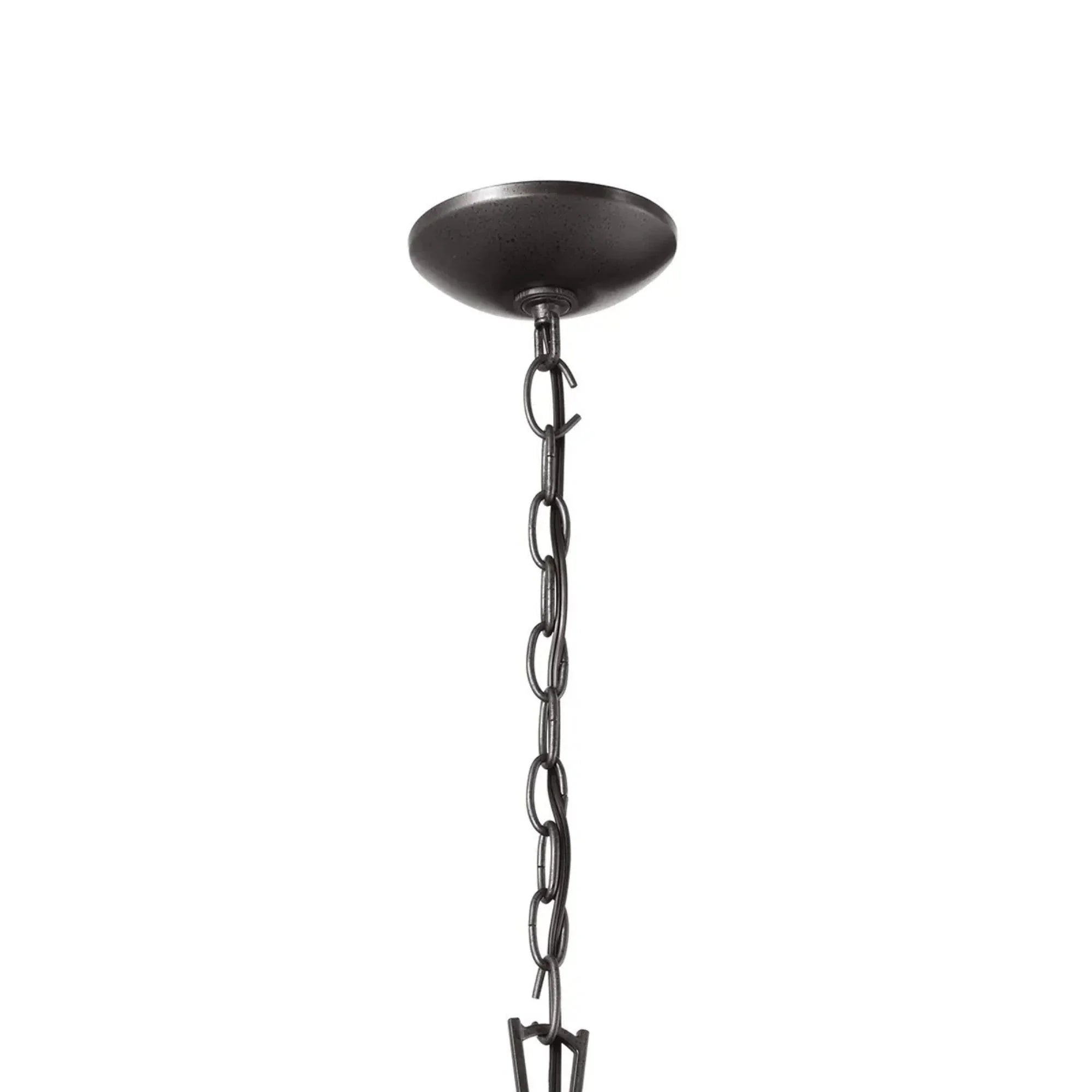 Kichler Dame 27.75 in. 4-Light Pendant, Anvil Iron
