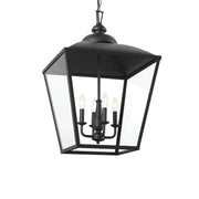 Kichler Dame 27.75 in. 4-Light Pendant, Textured Black