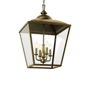 Kichler Dame 27.75 in. 4-Light Pendant, Character Bronze