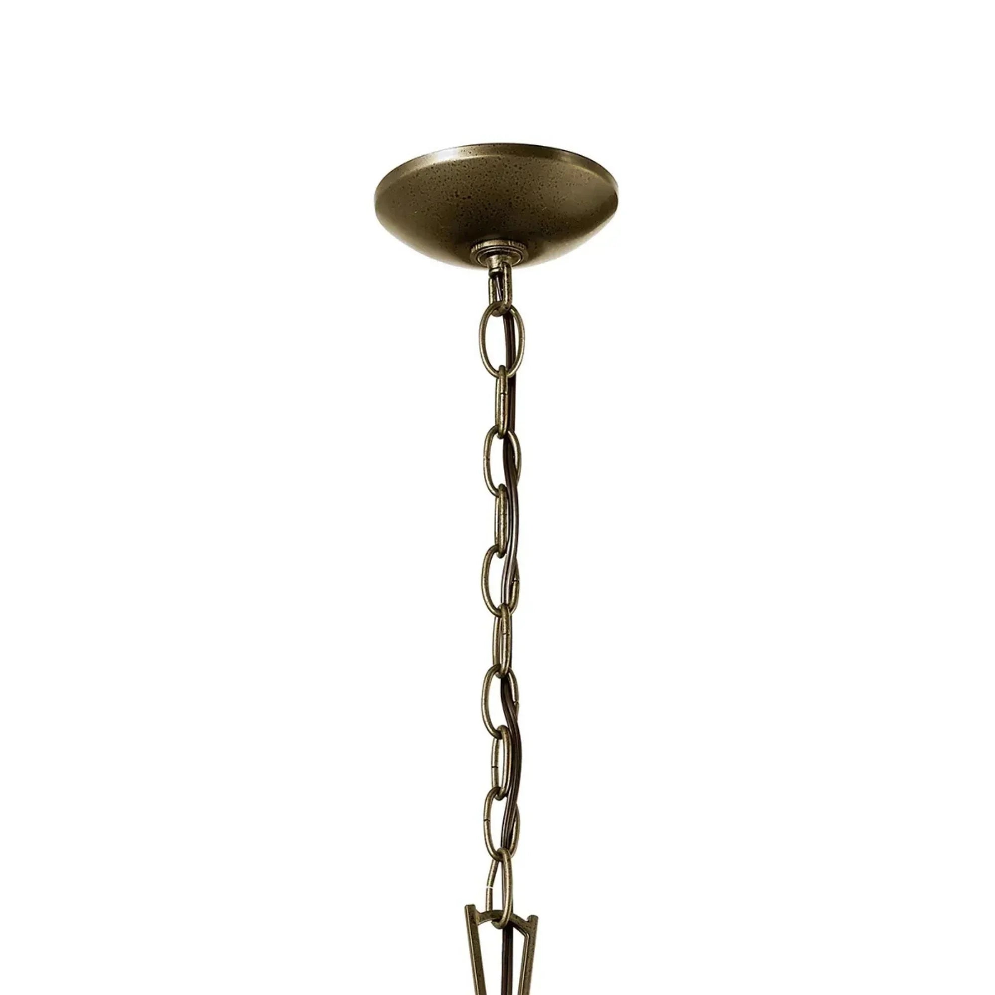 Kichler Dame 27.75 in. 4-Light Pendant, Character Bronze