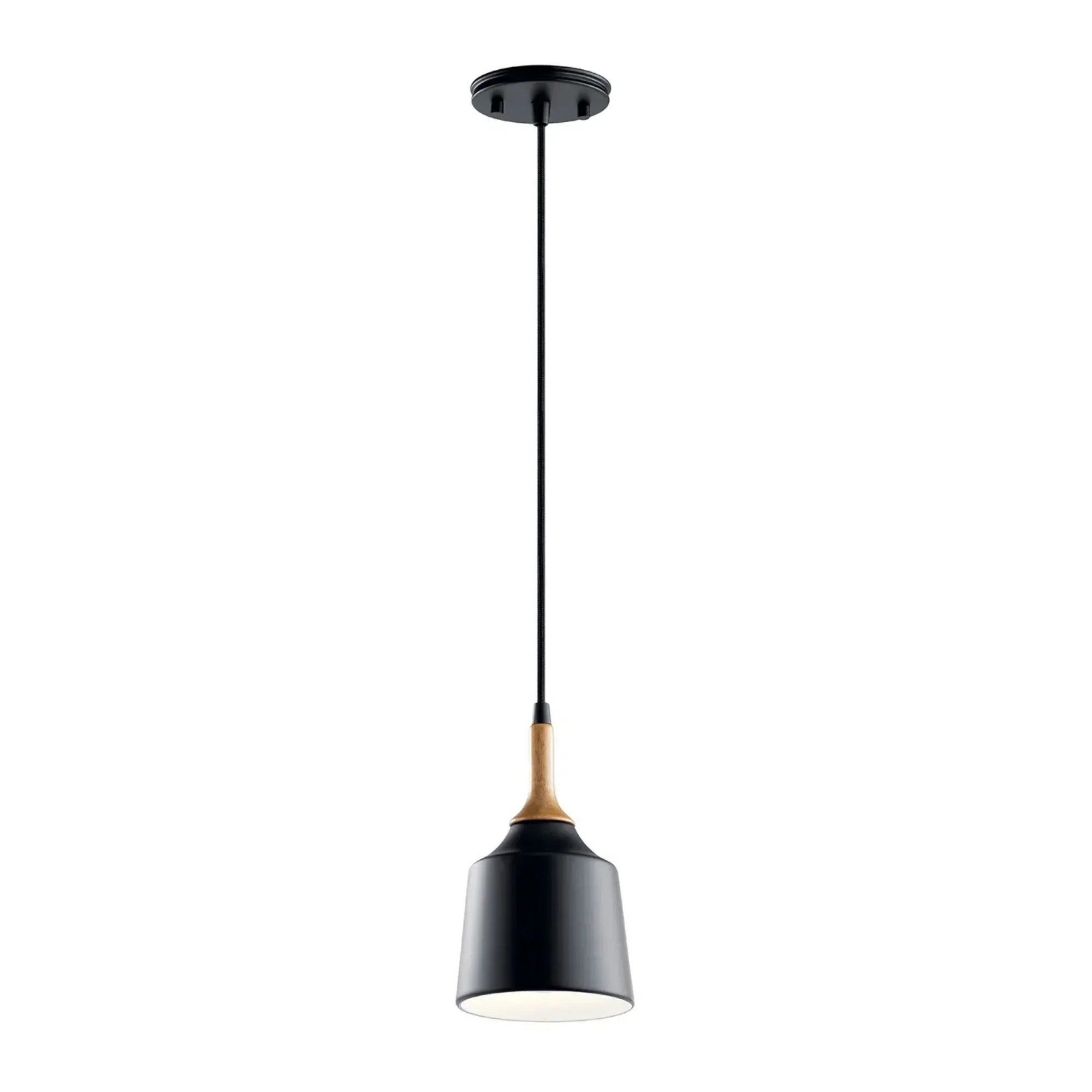 Kichler Danika 9.25 in. Mini Pendant, Black