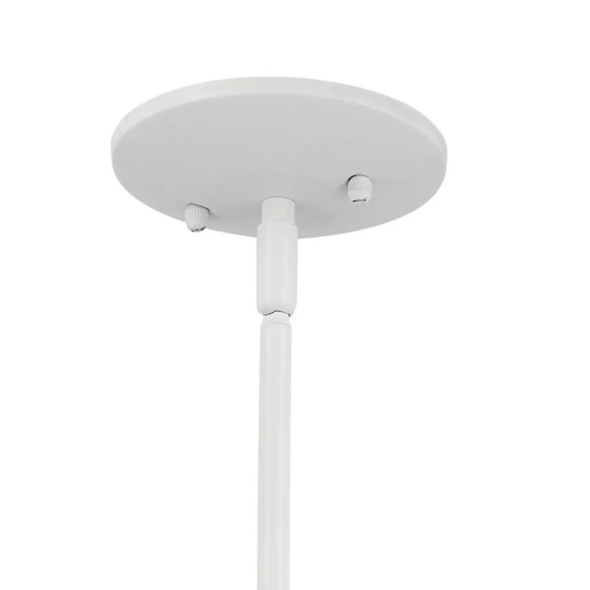 Deela 36" 8-Light Chandelier, White Finish