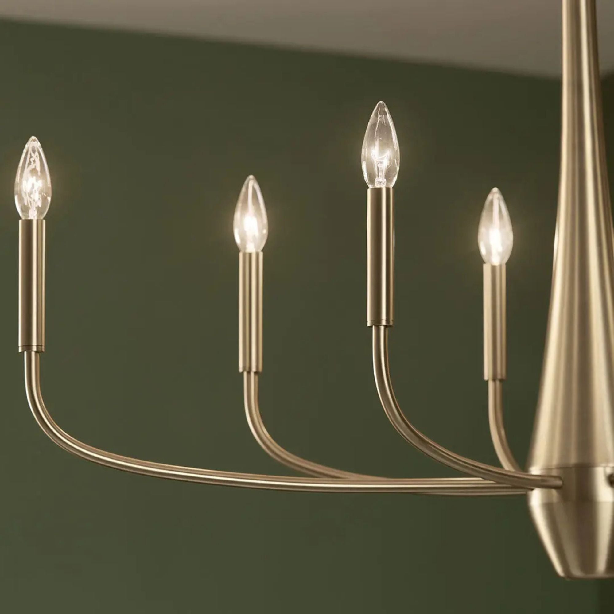 Deela 41" 8-Light Chandelier, Champagne Bronze Finish