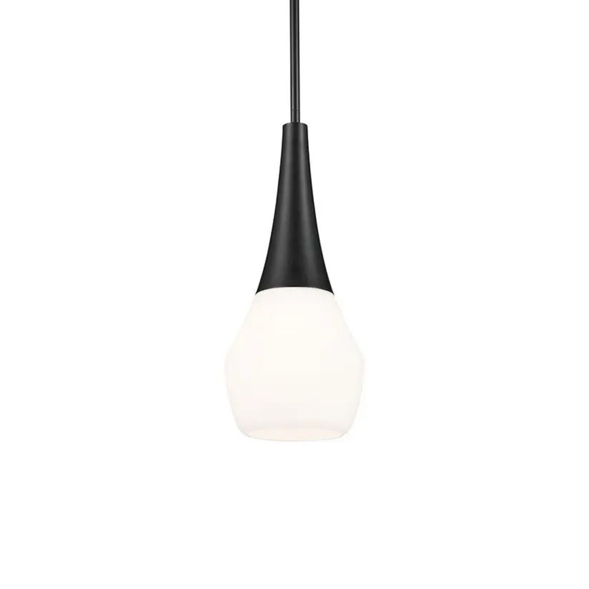 Deela 7" Pendant, Black Finish