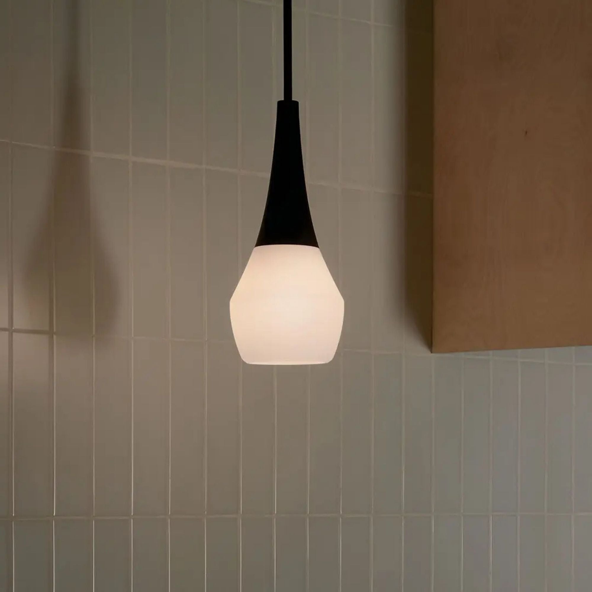 Deela 7" Pendant, Black Finish