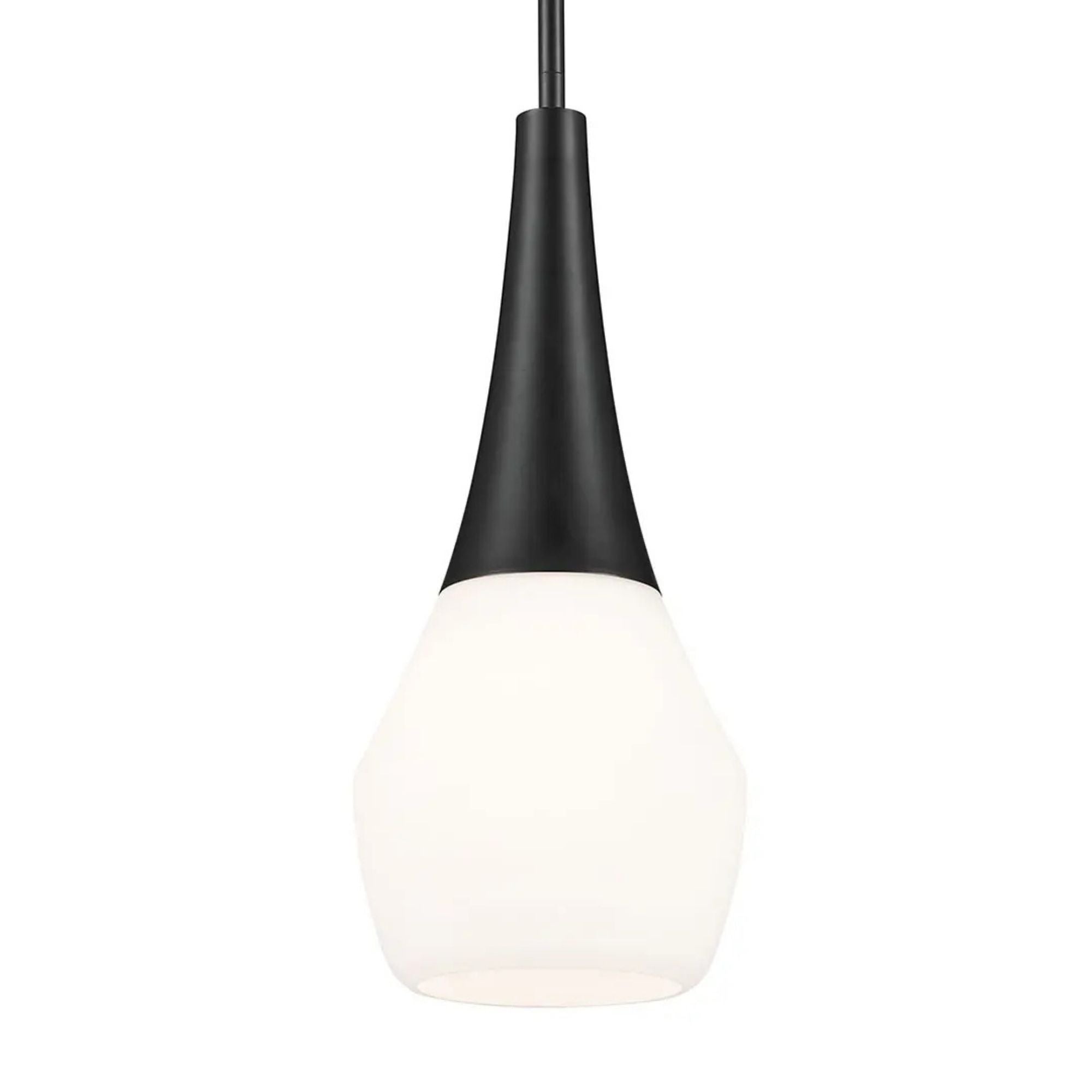 Deela 7" Pendant, Black Finish