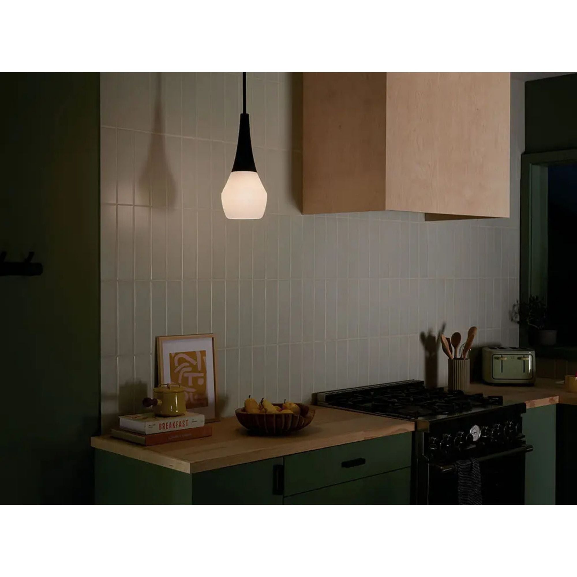 Deela 7" Pendant, Black Finish