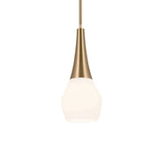 Deela 7" Pendant, Champagne Bronze Finish