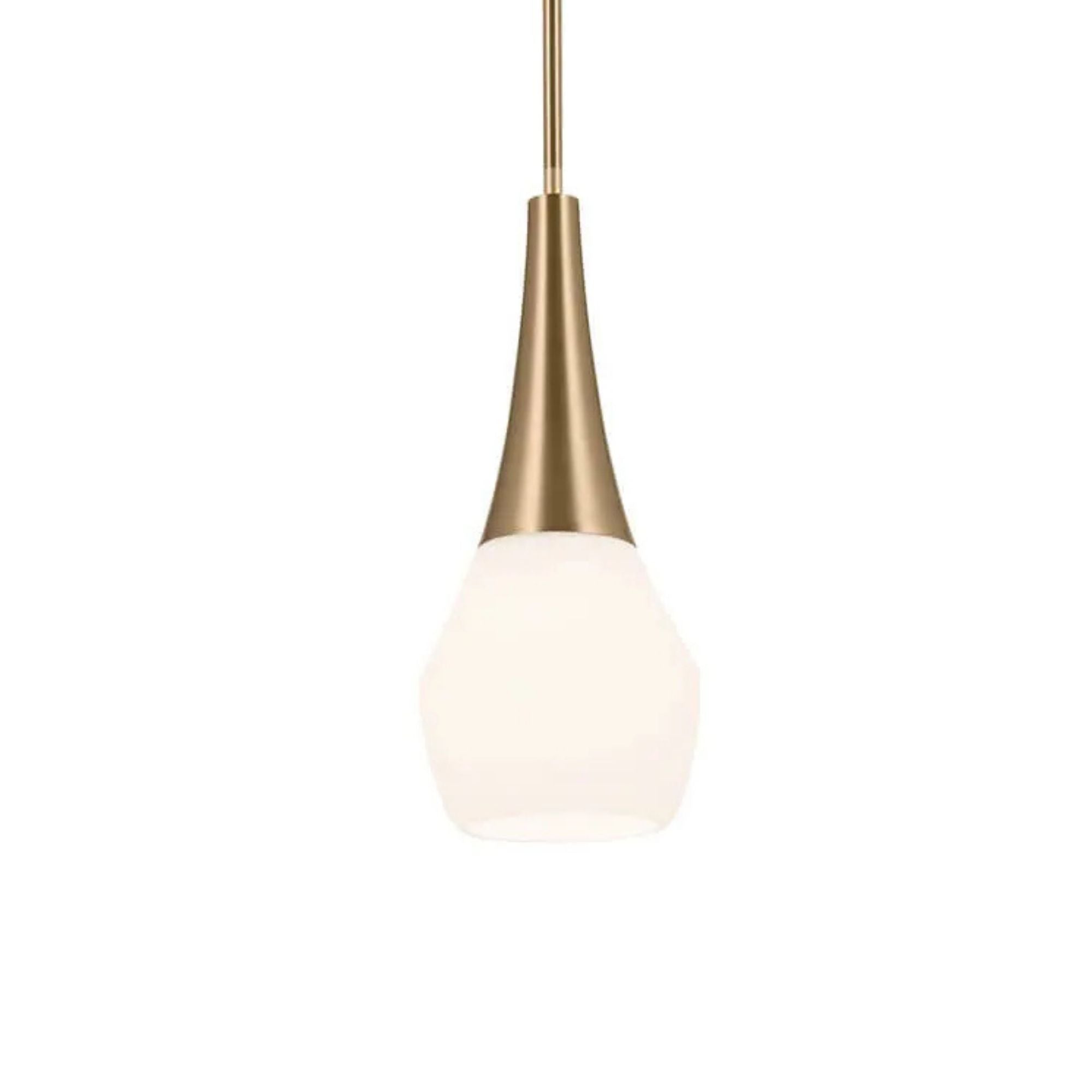 Deela 7" Pendant, Champagne Bronze Finish