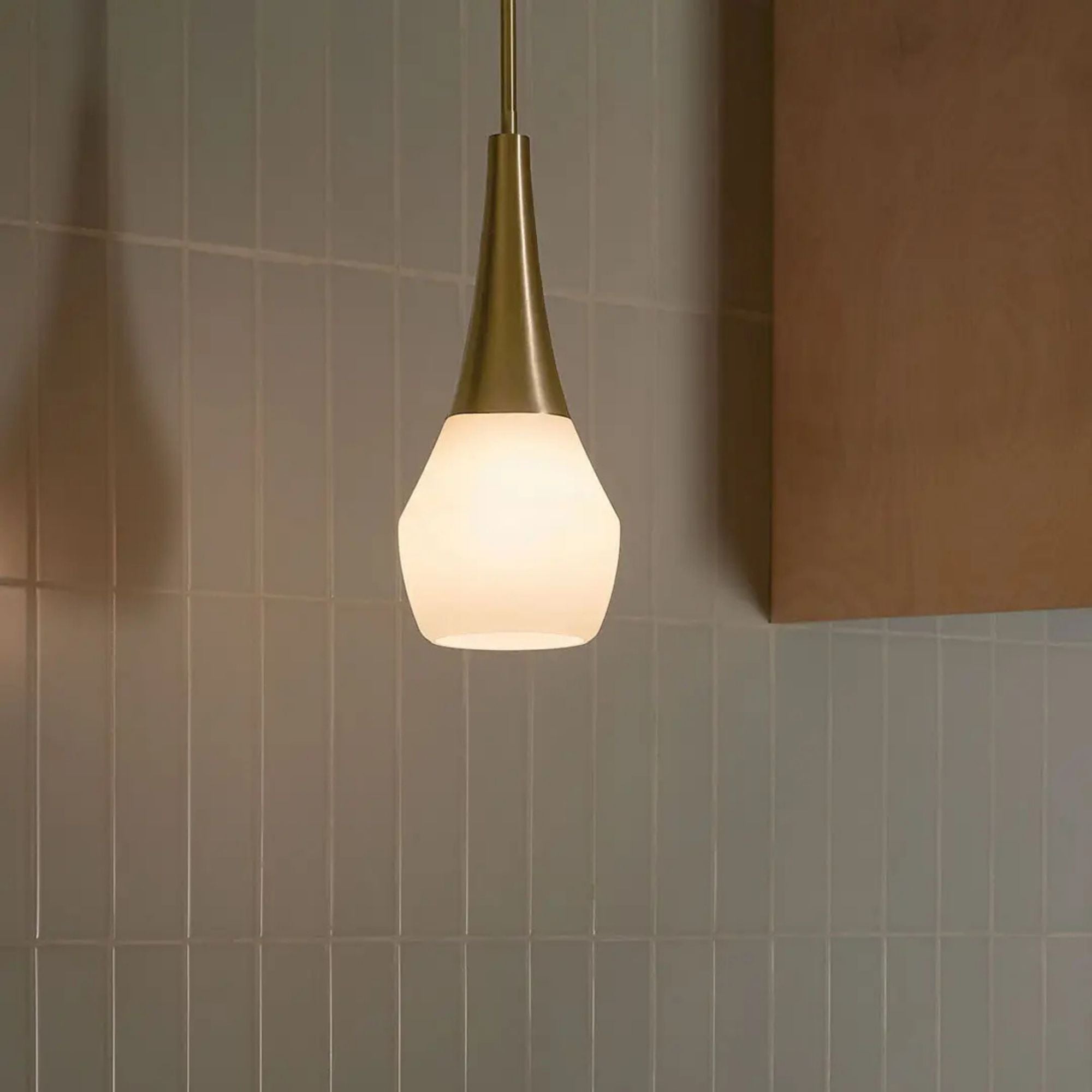 Deela 7" Pendant, Champagne Bronze Finish