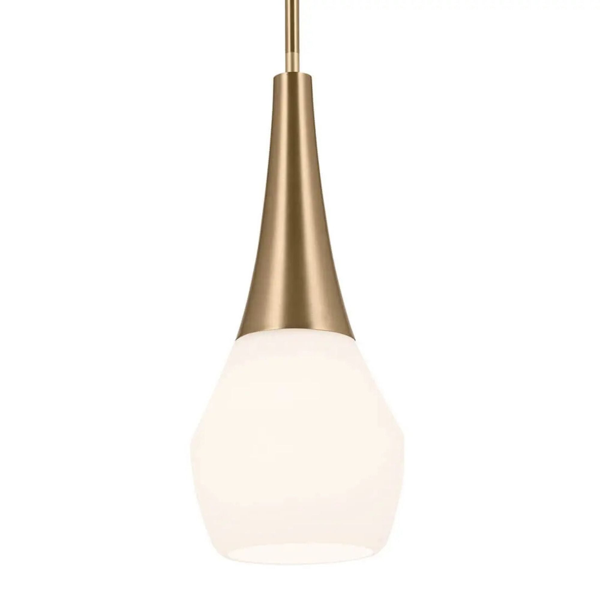 Deela 7" Pendant, Champagne Bronze Finish