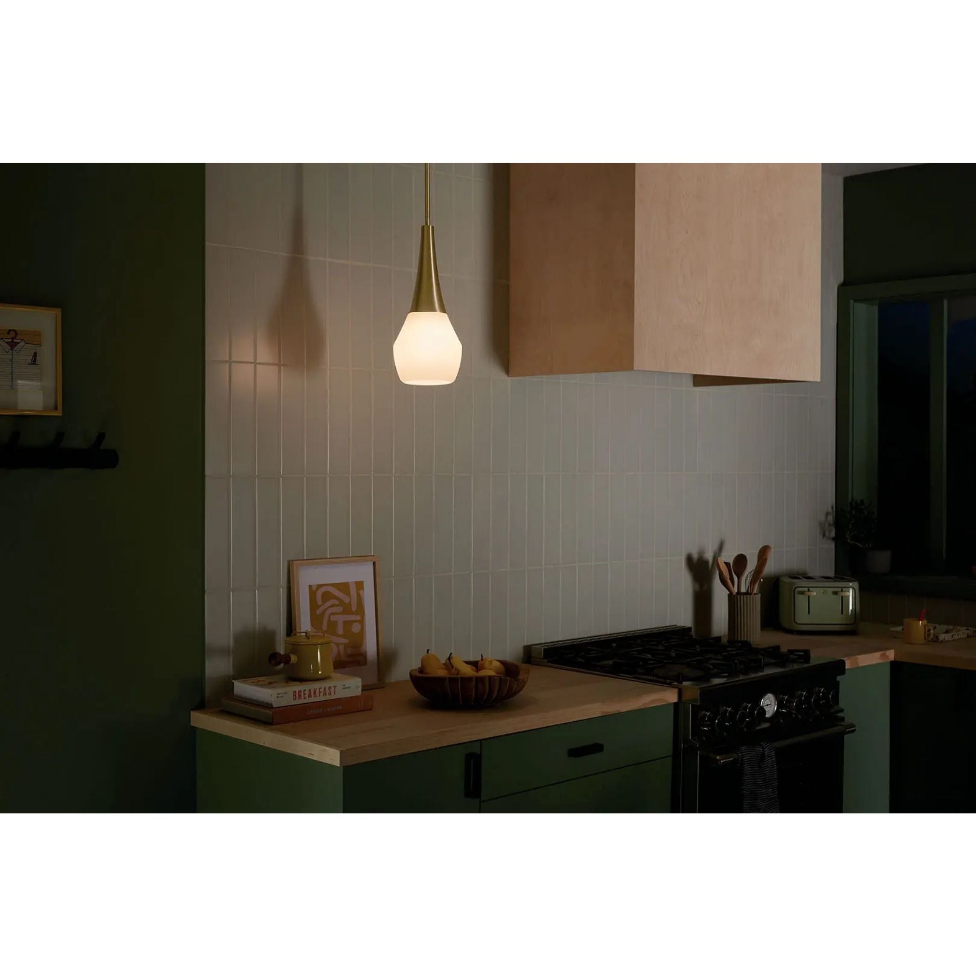 Deela 7" Pendant, Champagne Bronze Finish