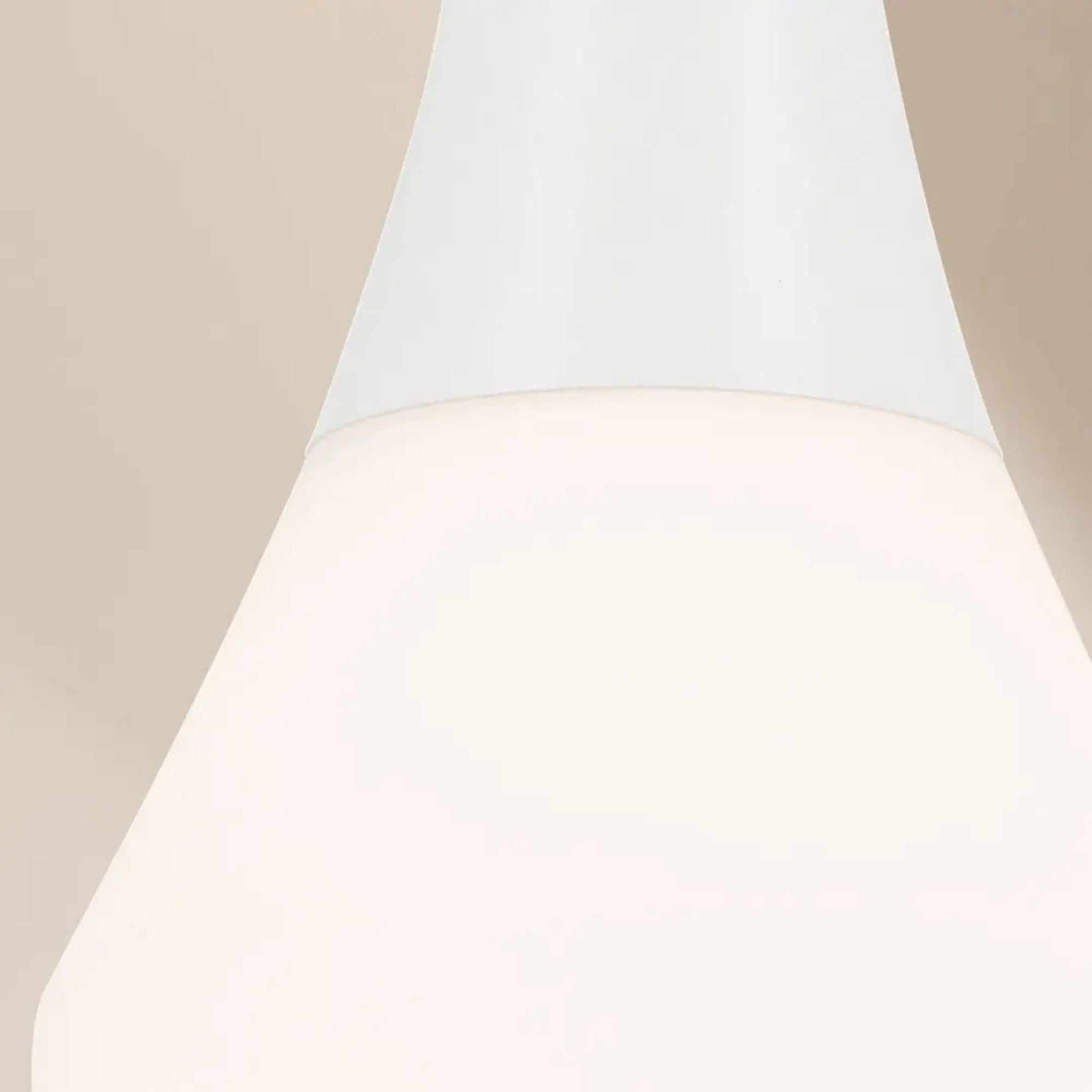 Deela 7" Pendant, White Finish