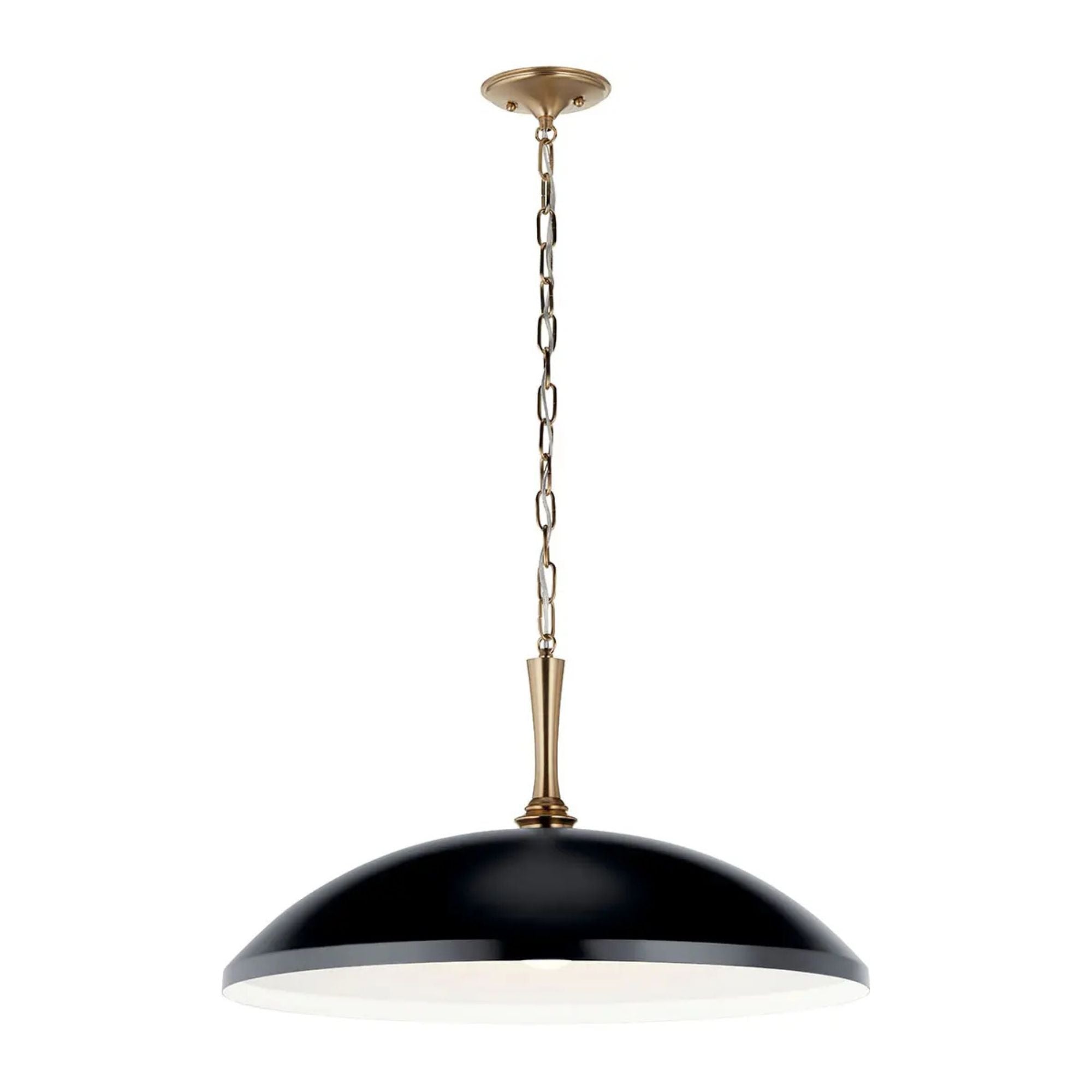 Kichler Lighting - Delarosa 24" Pendant, Black Finish | Bees Lighting