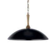 Delarosa 20" Pendant, Black Finish