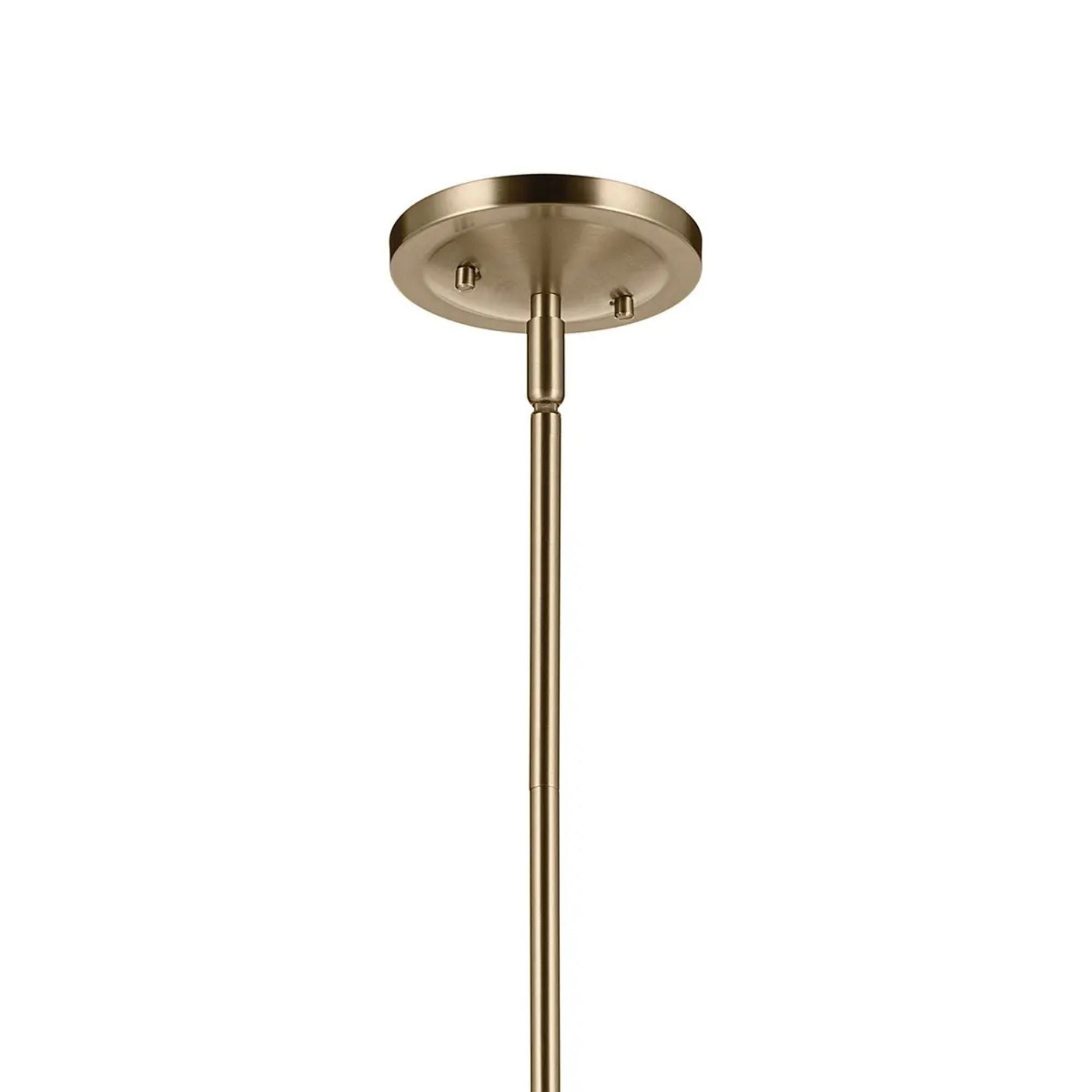 Kichler Eadie 30.75 in. 4-Light Chandelier, Champagne Bronze with Fabric Tapered Shade