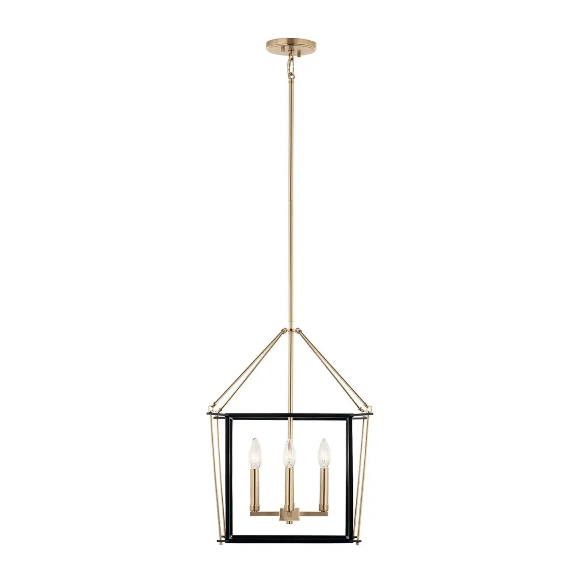 Eisley 16" 4-Light Foyer Pendant, Champagne Bronze Finish