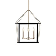 Eisley 16" 4-Light Foyer Pendant, Polished Nickel Finish