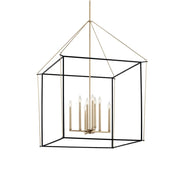 Eisley 35" 8-Light Foyer Pendant, Champagne Bronze Finish