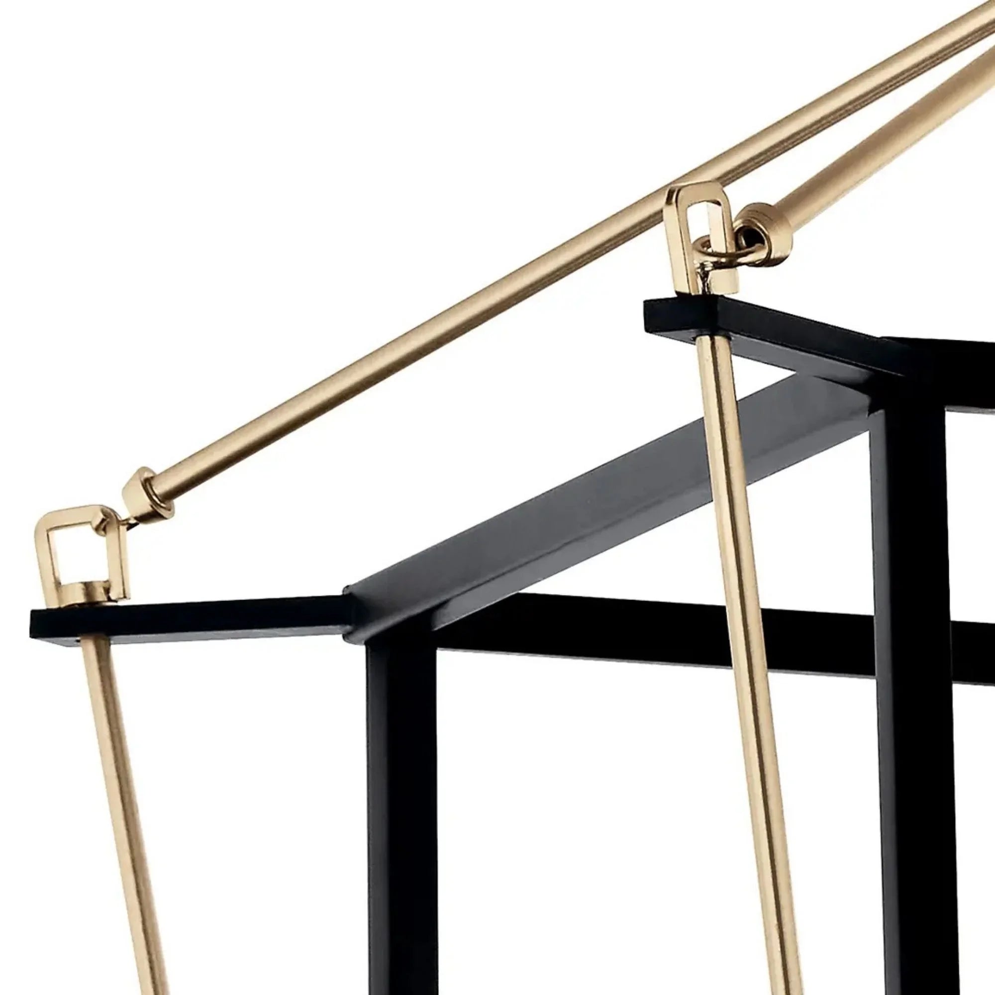 Eisley 16" 4-Light Semi-Flush Mount, Champagne Bronze Finish