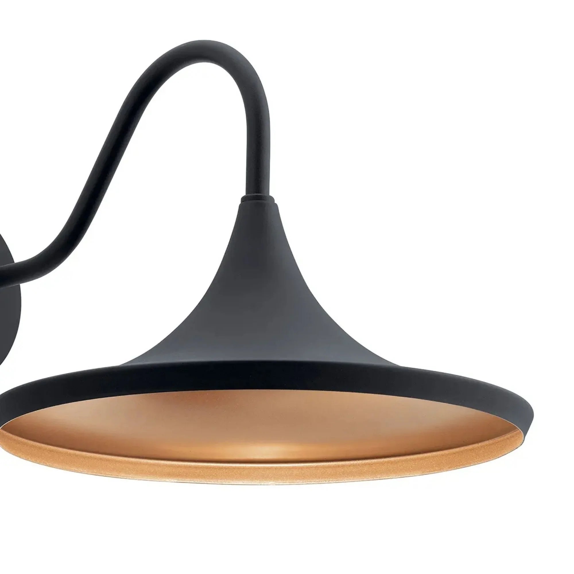 Elias 14" LED Outdoor Wall Light, Textured Black Finish