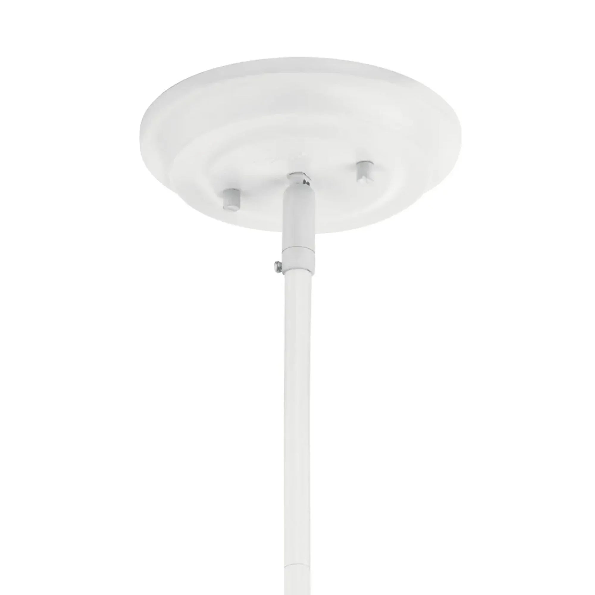 Elias 16" Semi-Flush Mount, White Finish