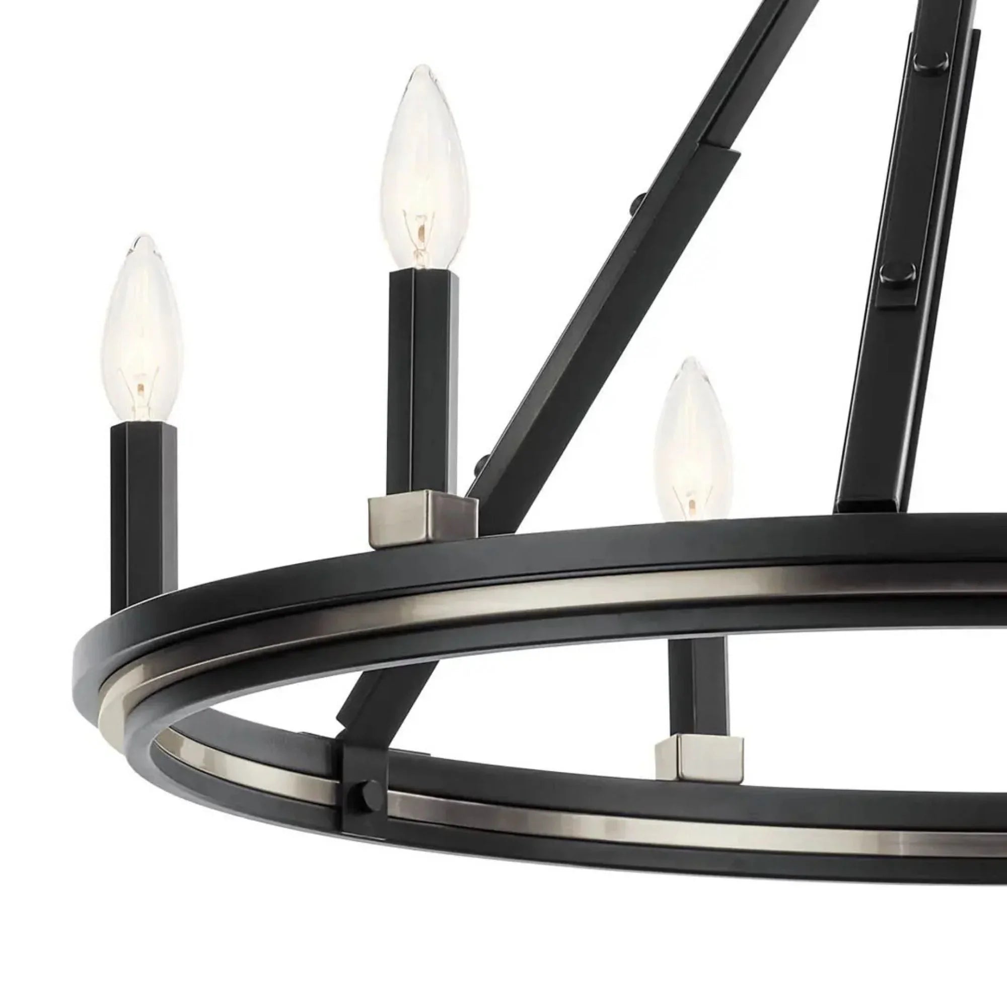 Kichler Emmala 27 in. 6-Light Chandelier, Black