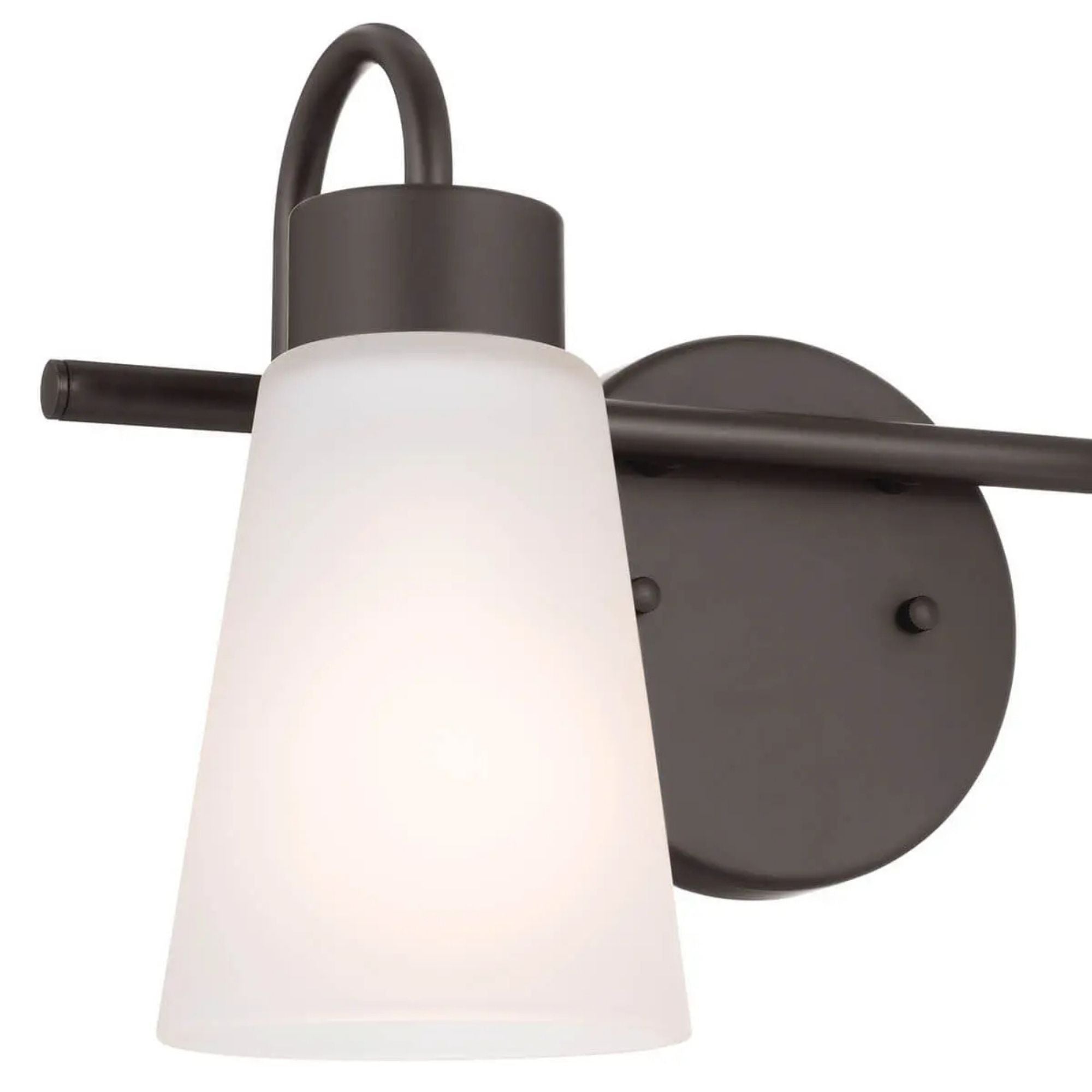 Erma 14" 2-Light Bath Vanity Light, Olde Bronze Finish