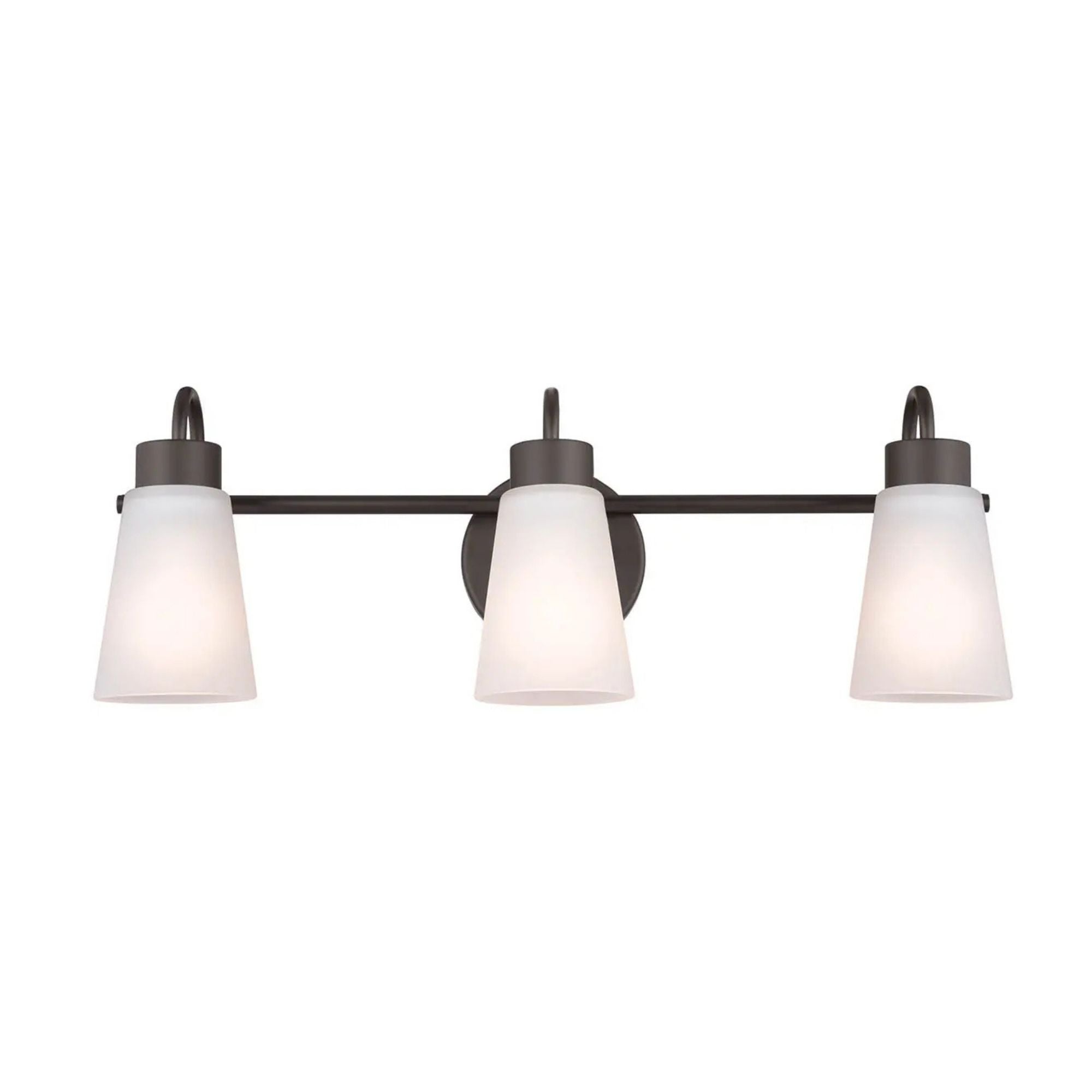Erma 23" 3-Light Bath Vanity Light, Olde Bronze Finish