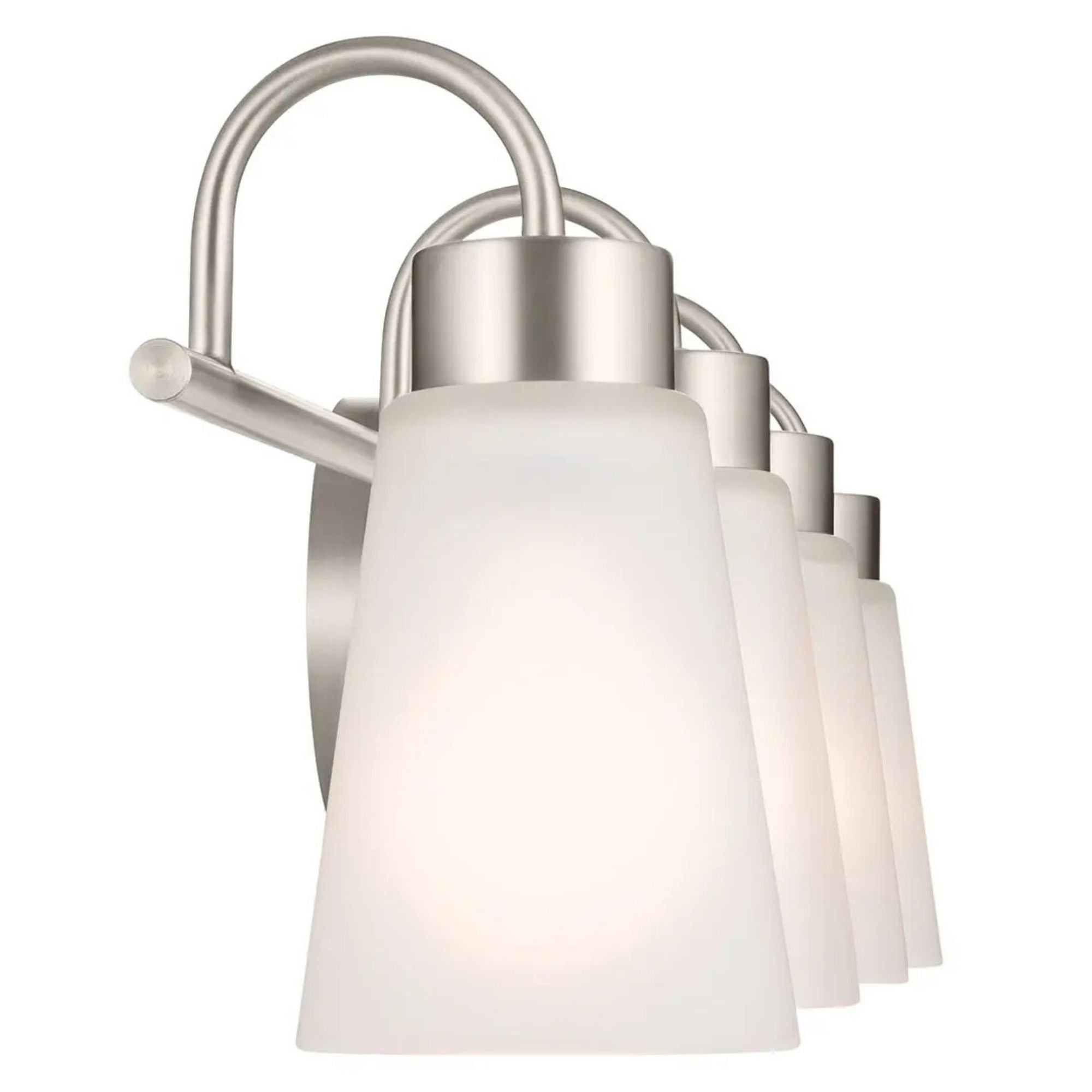 Erma 33" 4-Light Bath Vanity Light, Brushed Nickel Finish