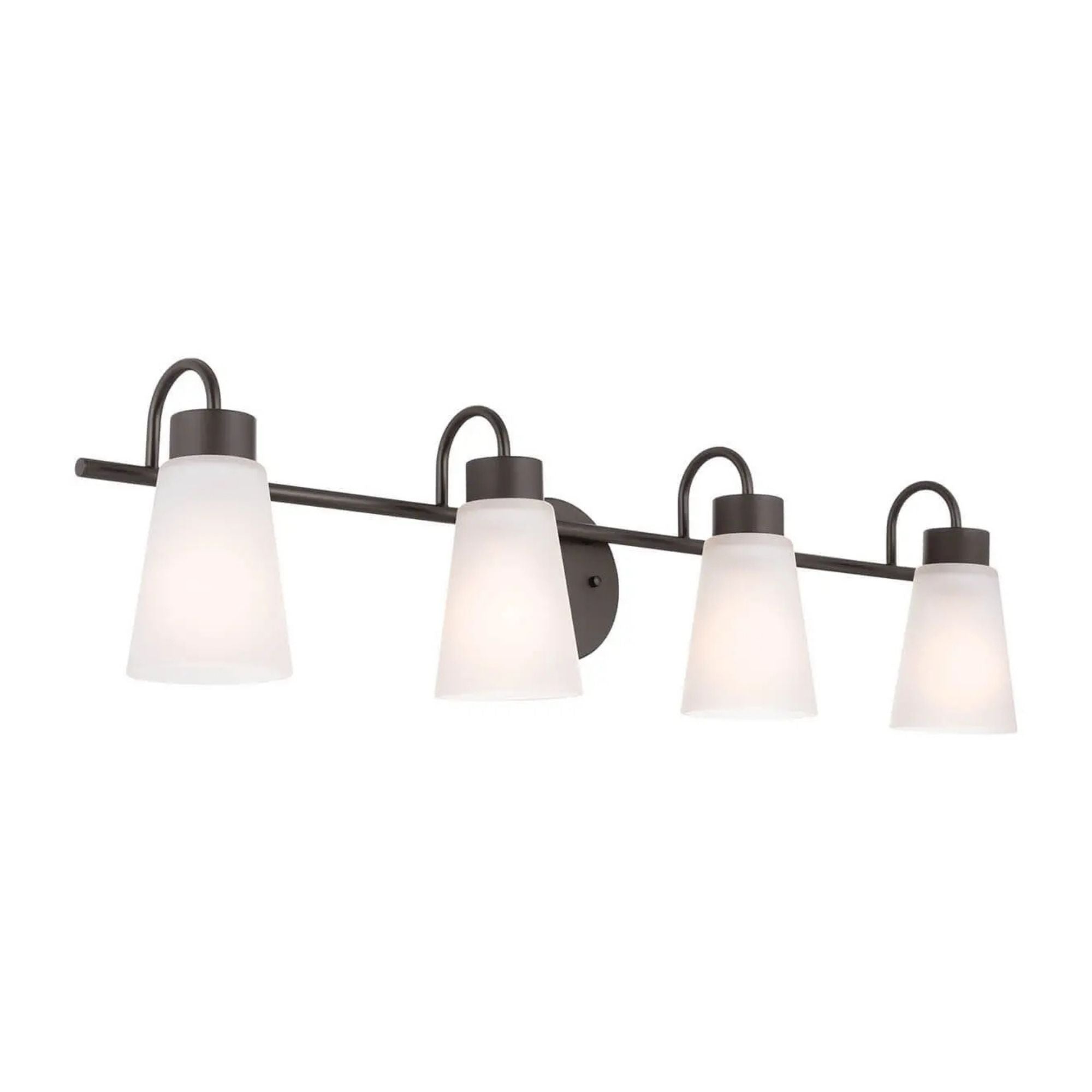 Erma 33" 4-Light Bath Vanity Light, Olde Bronze Finish