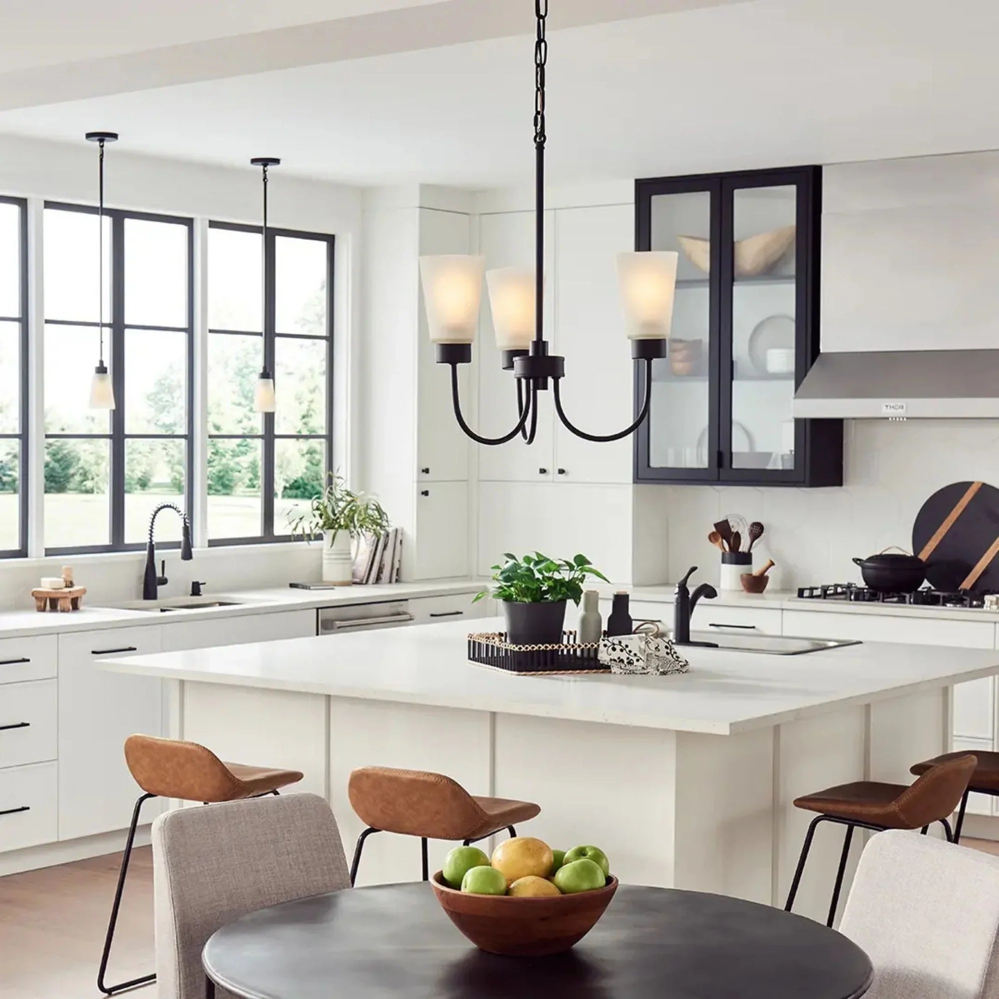 Kichler Lighting - Erma 18" Chandelier, Black Finish | Bees Lighting