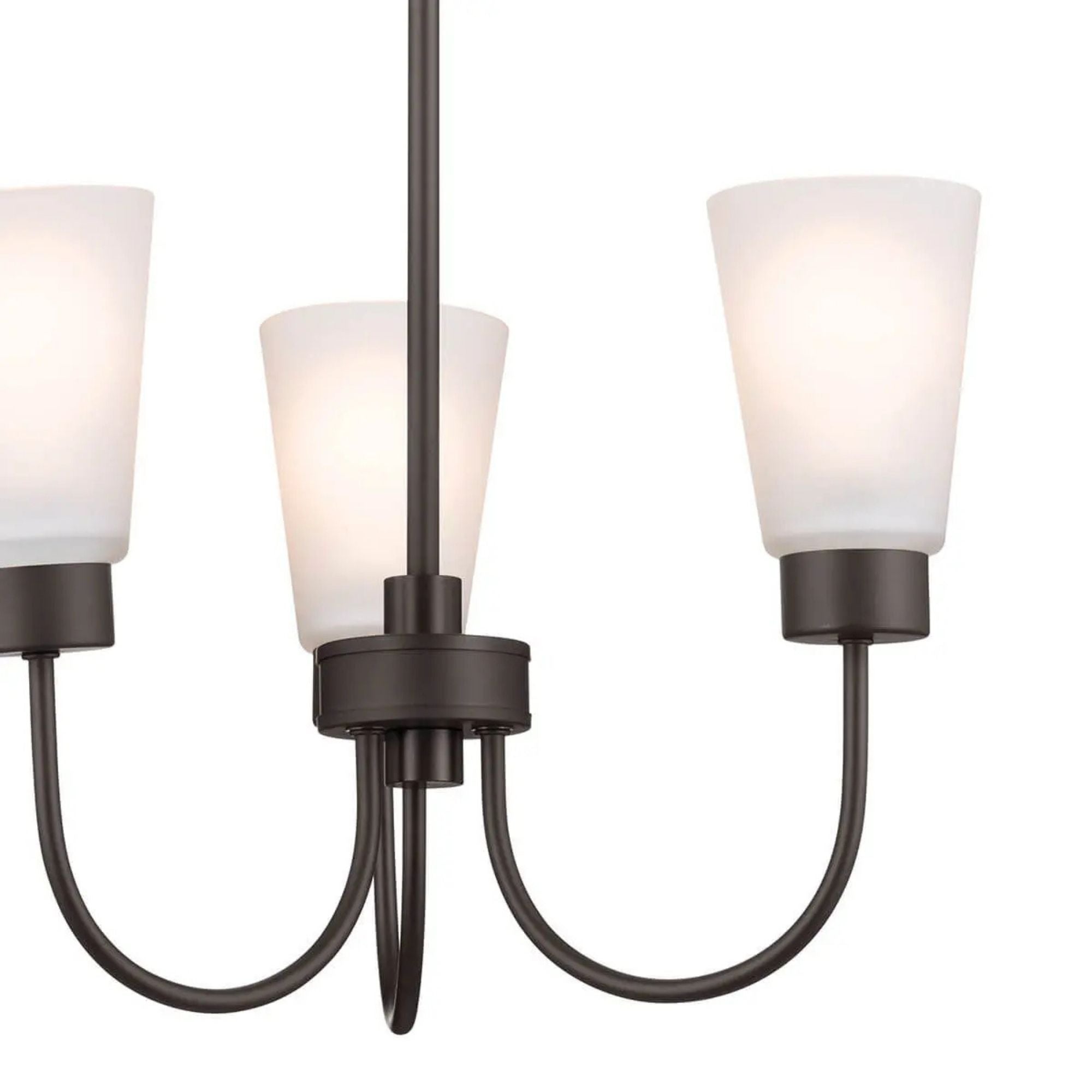 Erma 18" Chandelier, Olde Bronze Finish