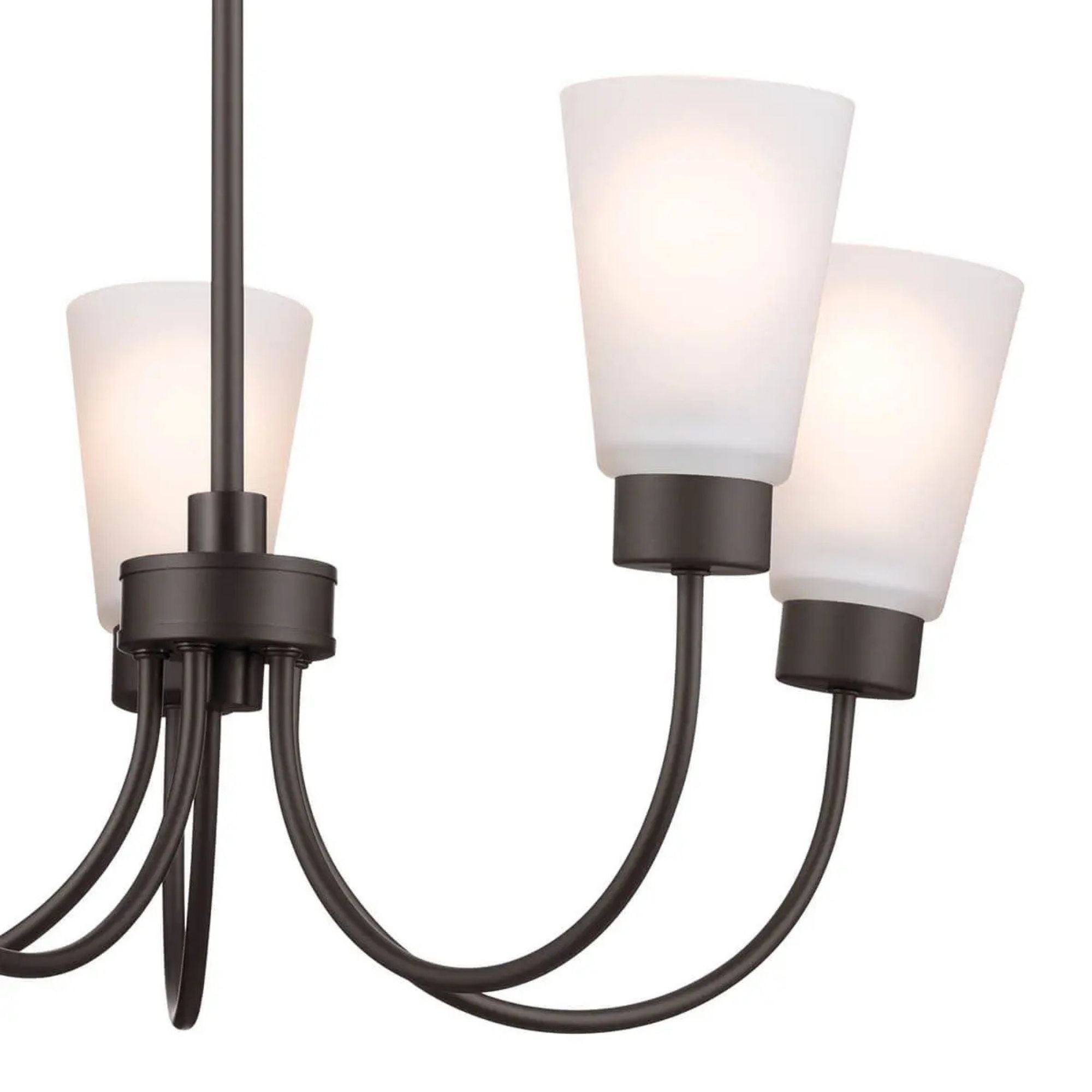 Erma 24" Chandelier, Olde Bronze Finish