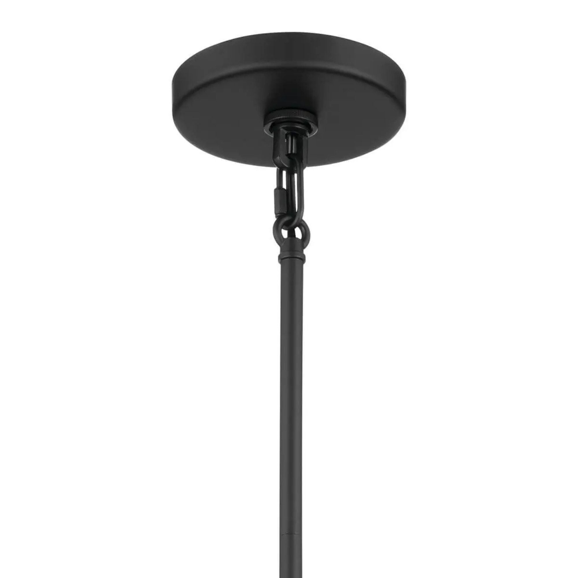 Erma 4" Mini Pendant, Black Finish