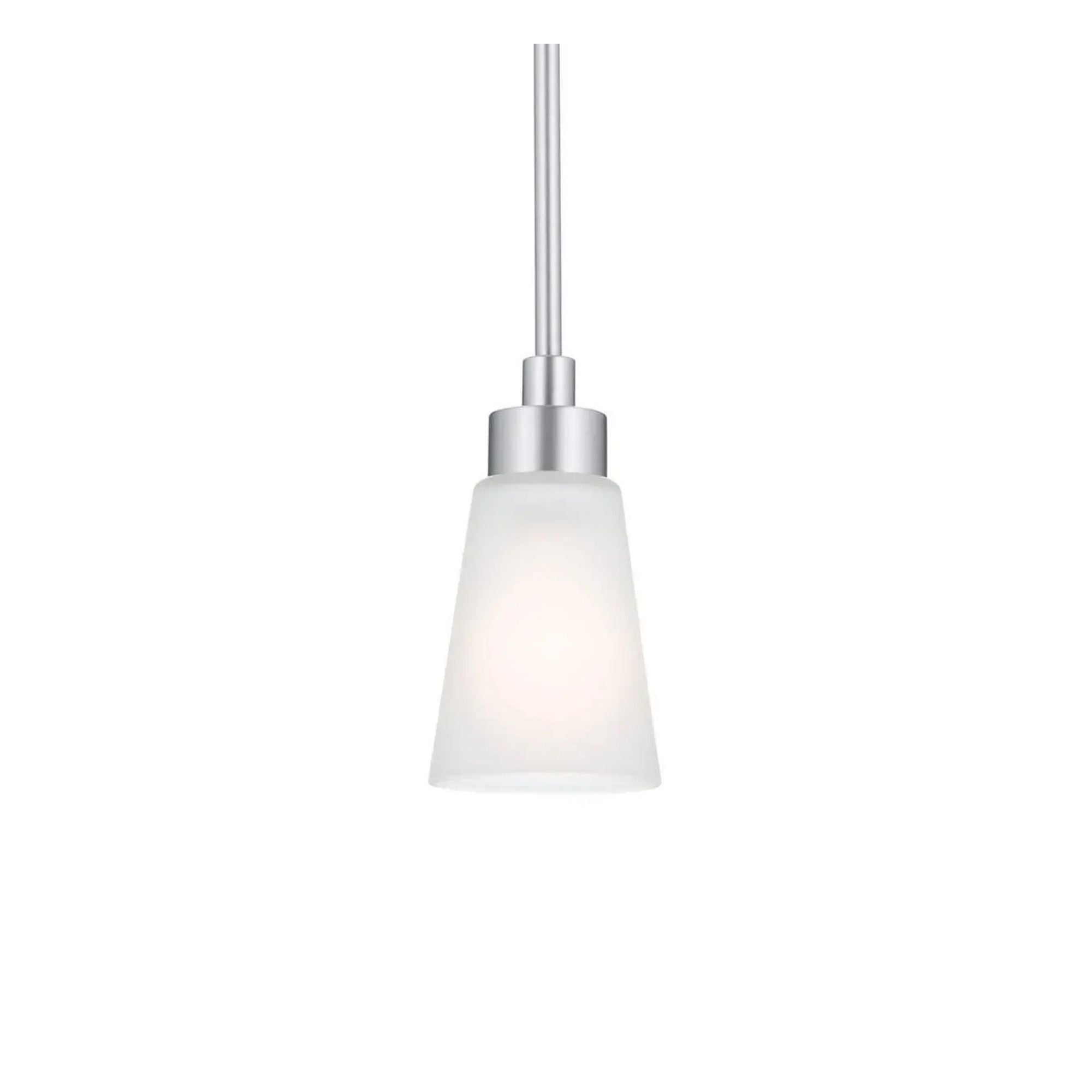 Erma 4" Mini Pendant, Brushed Nickel Finish