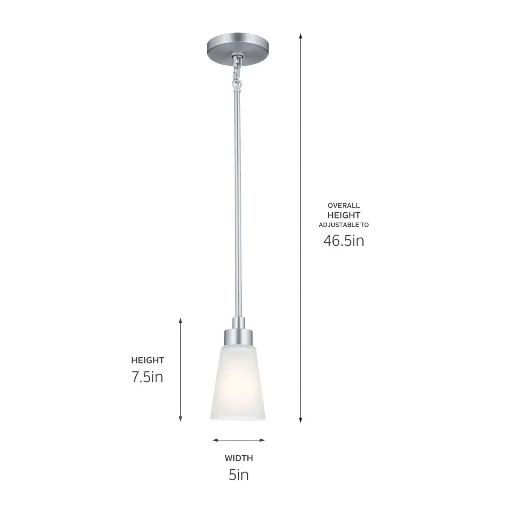 Kichler Lighting - Erma 4" Mini Pendant, Brushed Nickel Finish | Bees Lighting