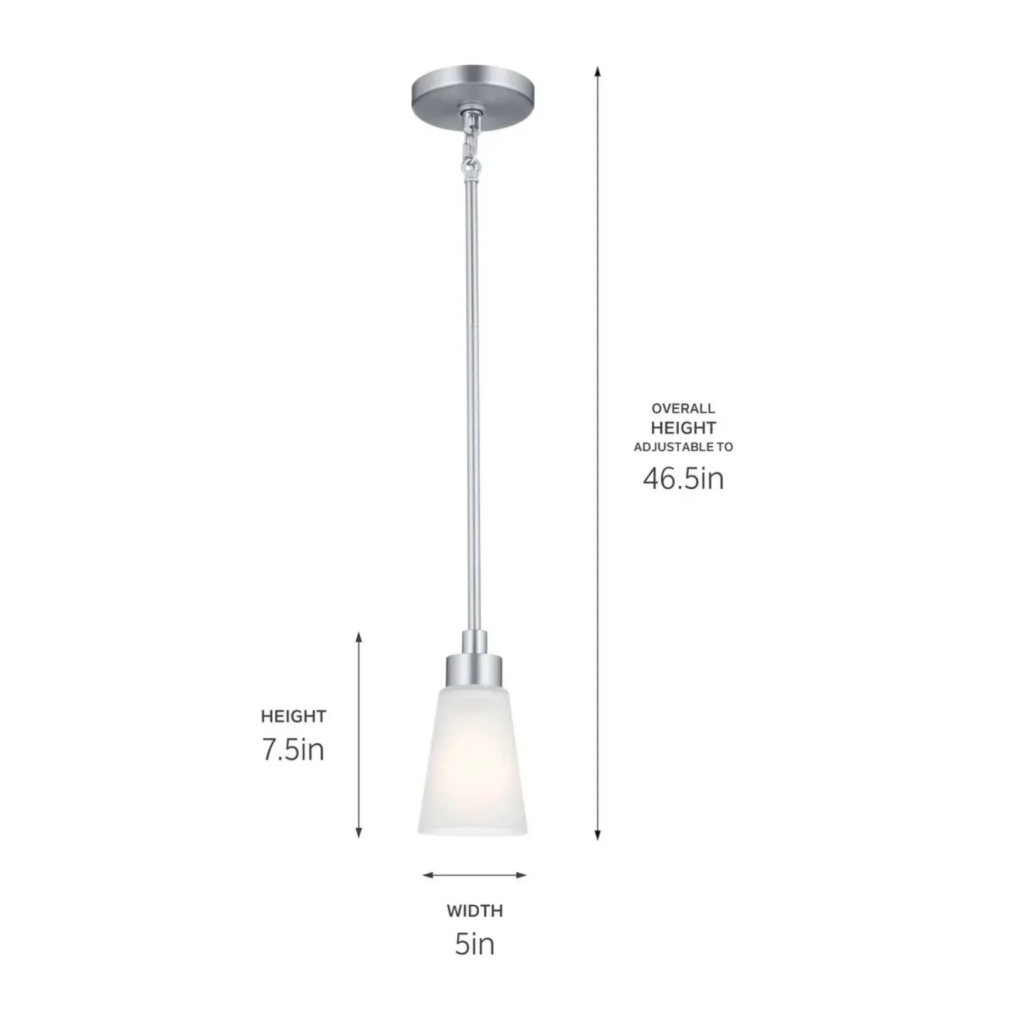 Kichler Lighting - Erma 4" Mini Pendant, Brushed Nickel Finish | Bees Lighting