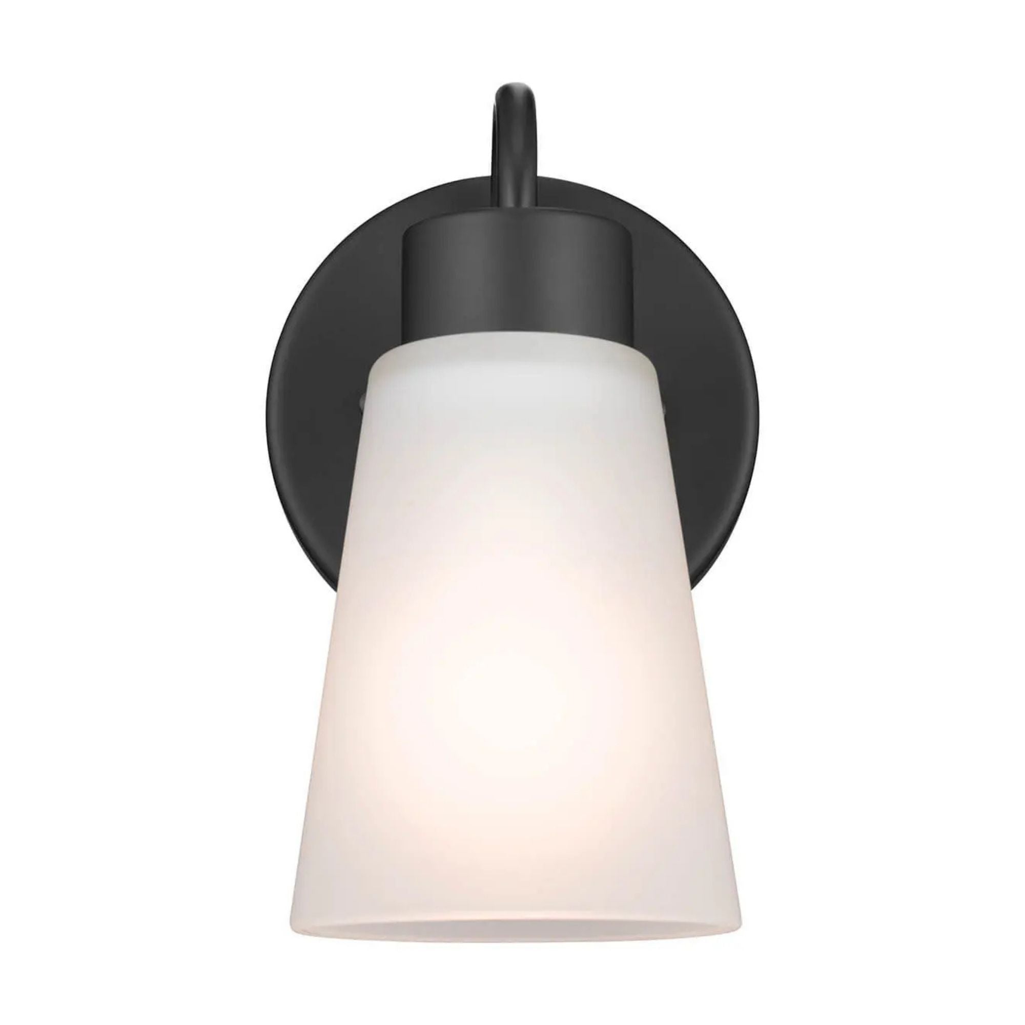Erma 5" Wall Sconce, Black Finish