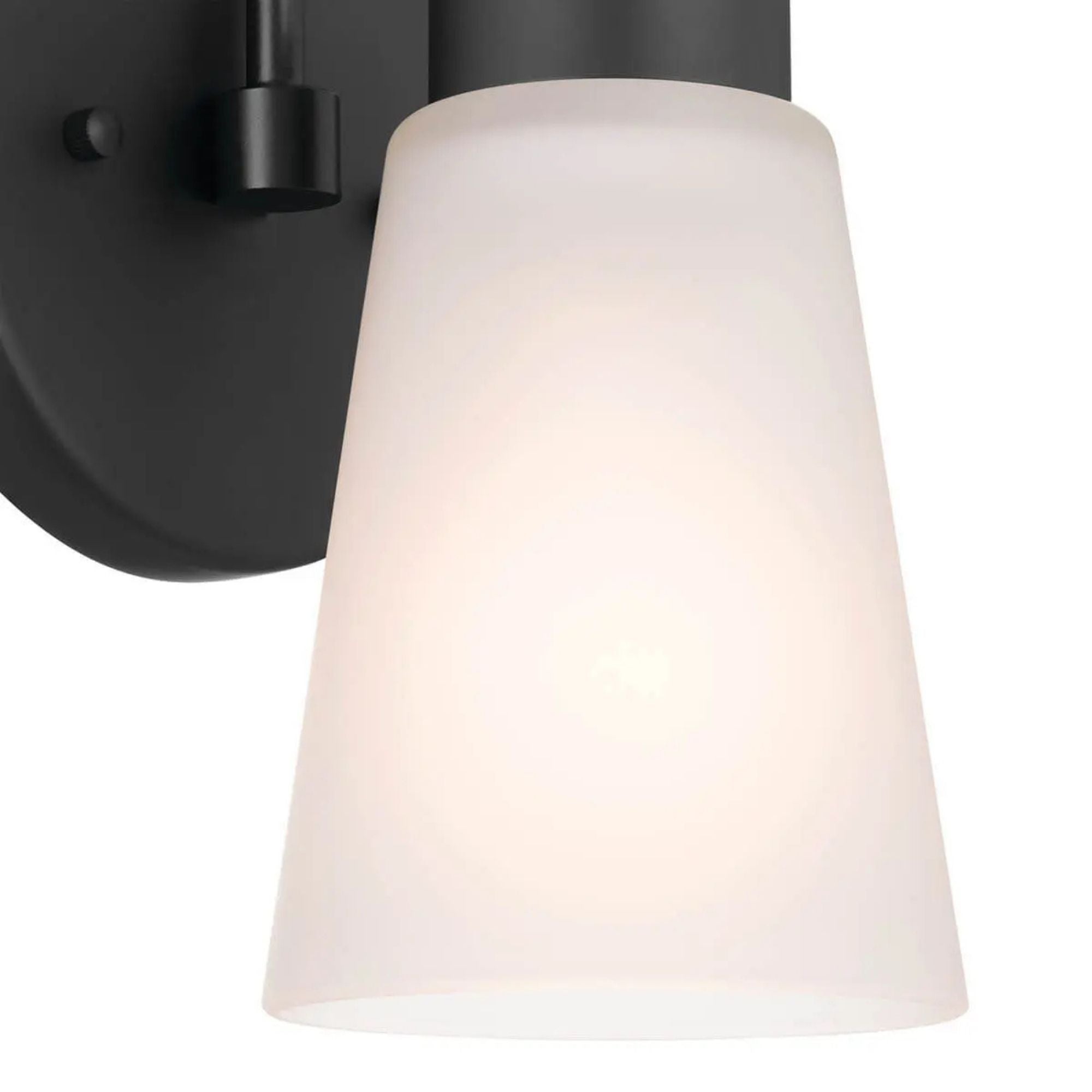 Erma 5" Wall Sconce, Black Finish