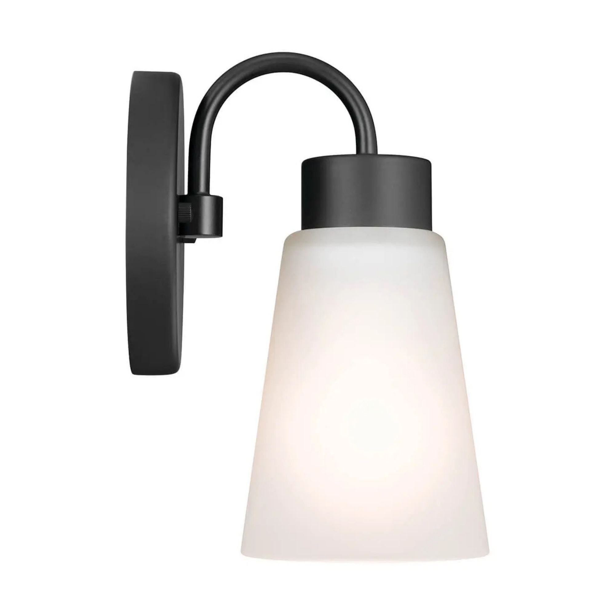 Erma 5" Wall Sconce, Black Finish