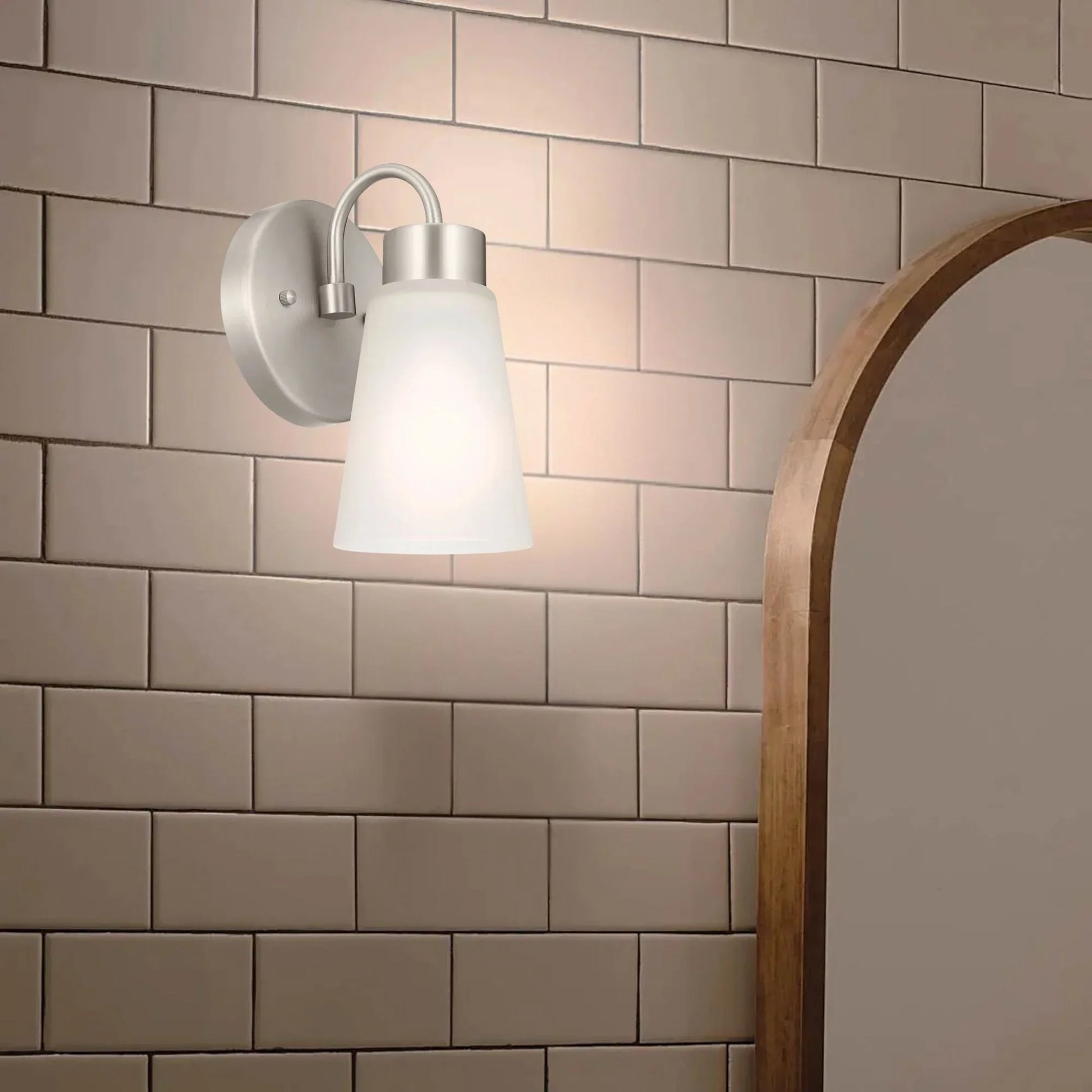 Kichler Lighting - Erma 5" Wall Sconce, Brushed Nickel Finish | Bees Lighting