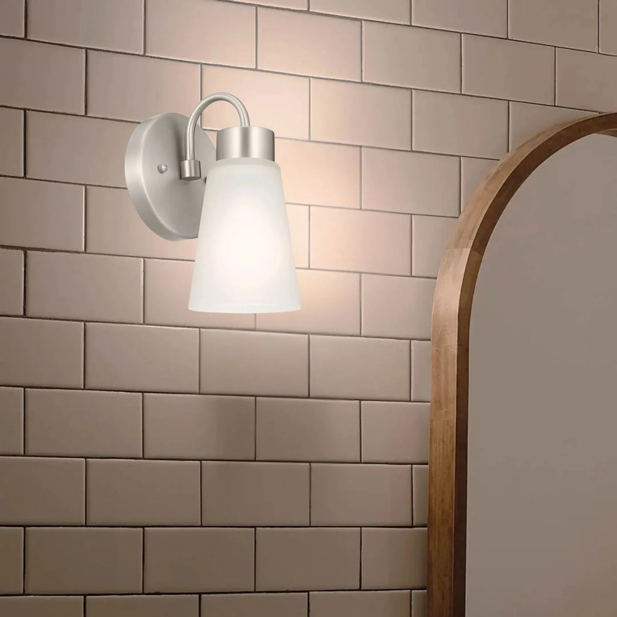 Kichler Lighting - Erma 5" Wall Sconce, Brushed Nickel Finish | Bees Lighting