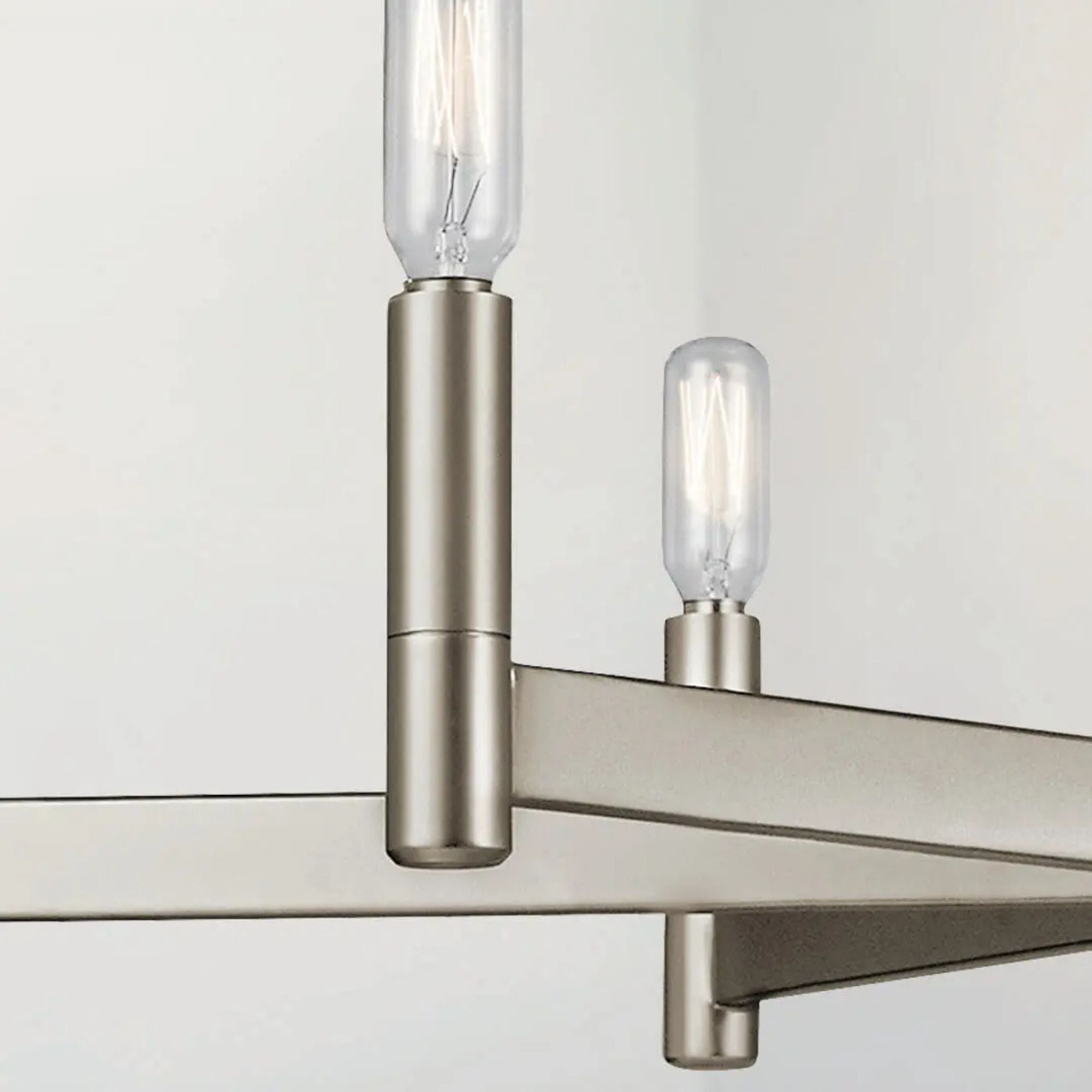 Erzo 36" 8-Light Chandelier, Satin Nickel Finish