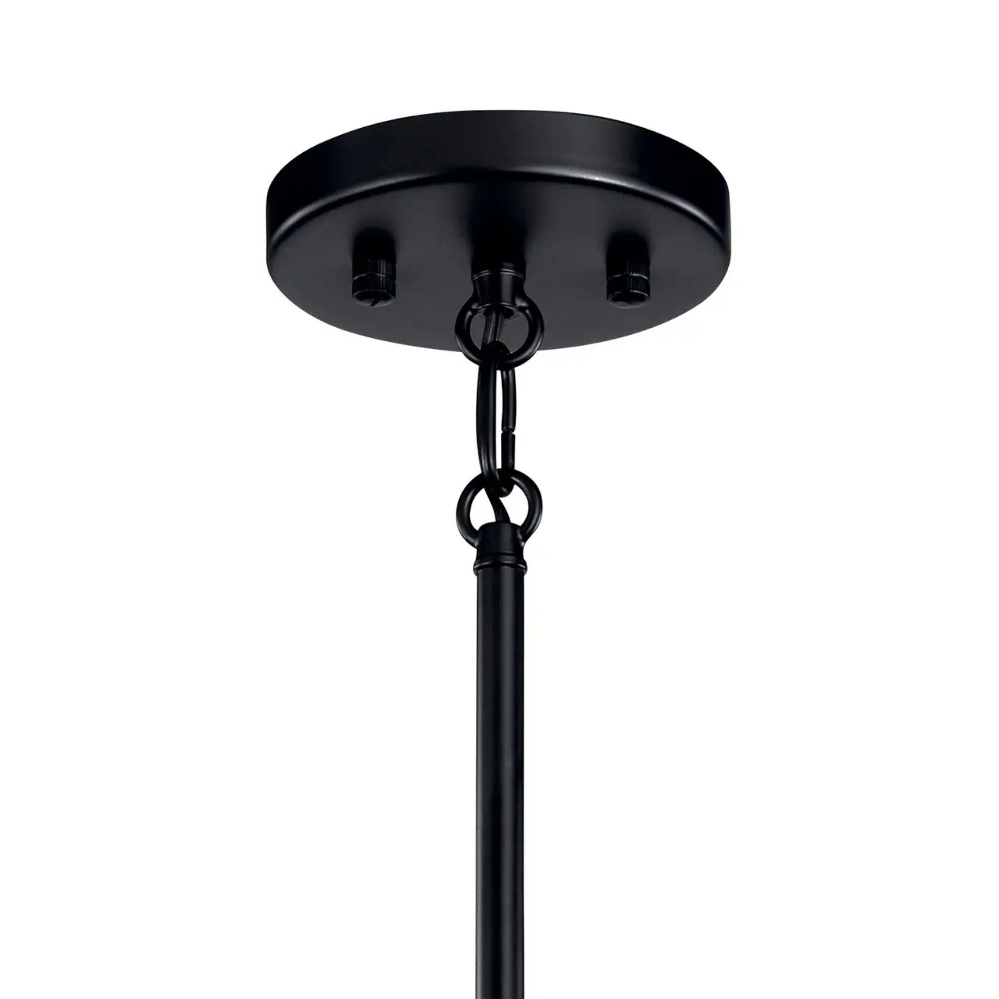 Erzo 26" 6-Light Chandelier, Black Finish