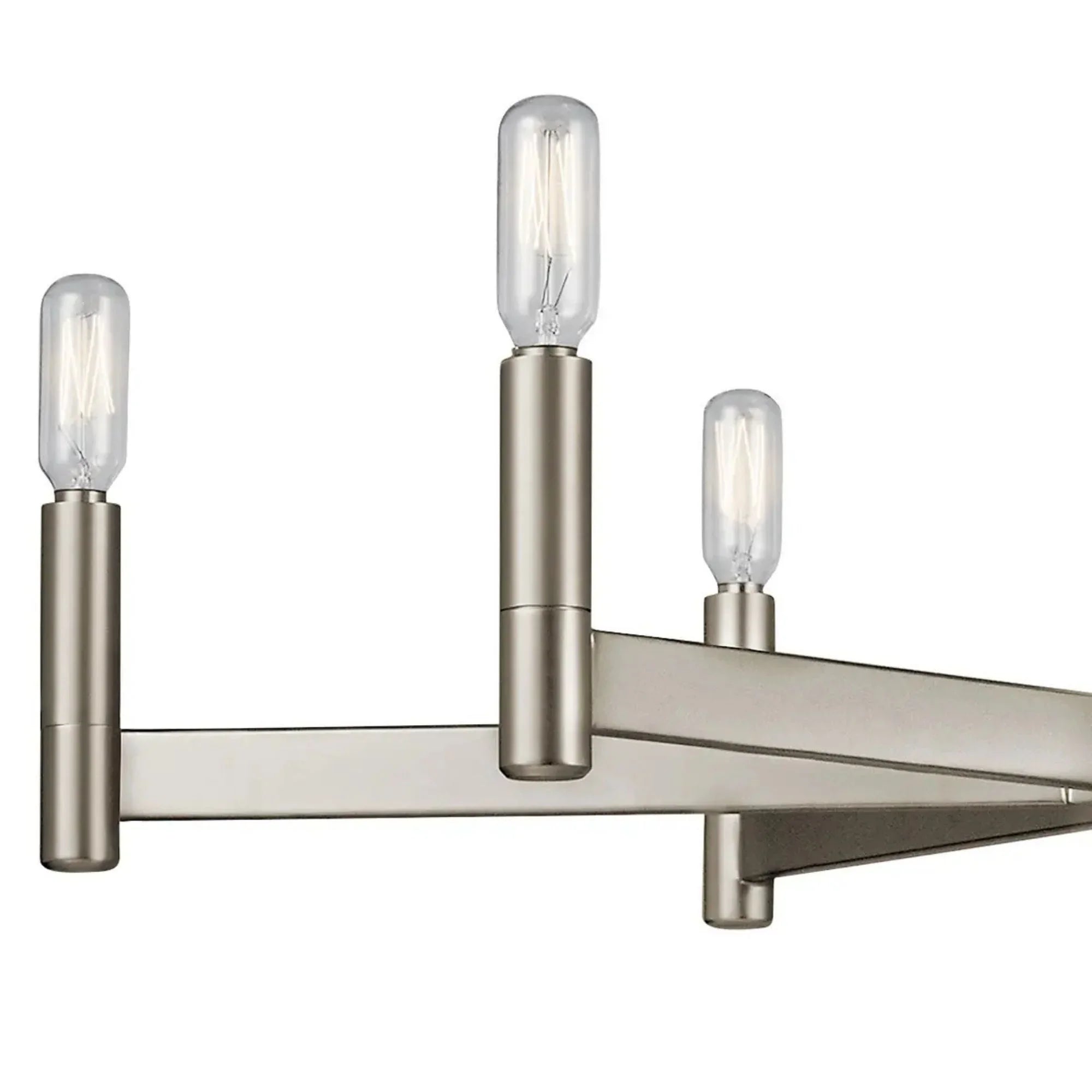 Erzo 26" 6-Light Chandelier, Satin Nickel Finish