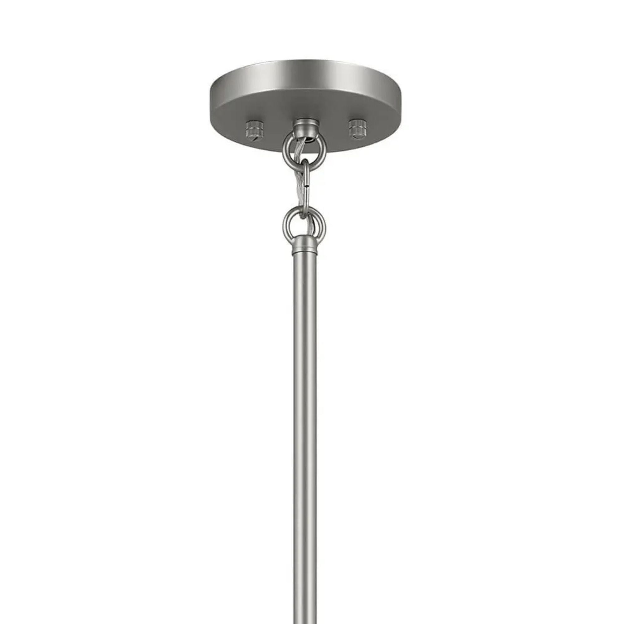 Erzo 48" 10-Light Chandelier, Satin Nickel Finish