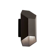 Kichler Estella 12 in. LED Outdoor Sconce, Textured Architectural Bronze